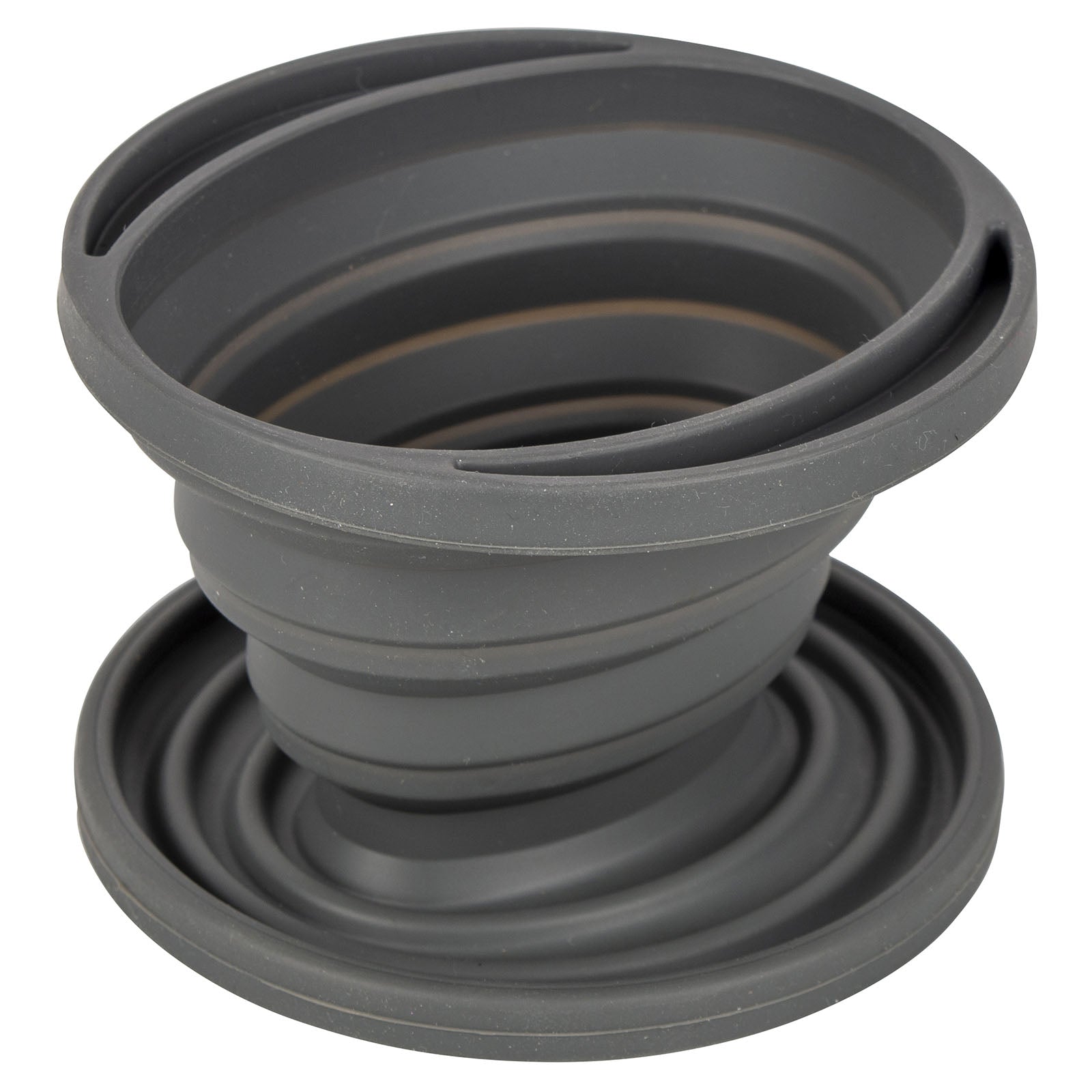BO-CAMP Camping Kaffee Filter Tütenhalter Tee Bereiter Faltbar Silikon #2