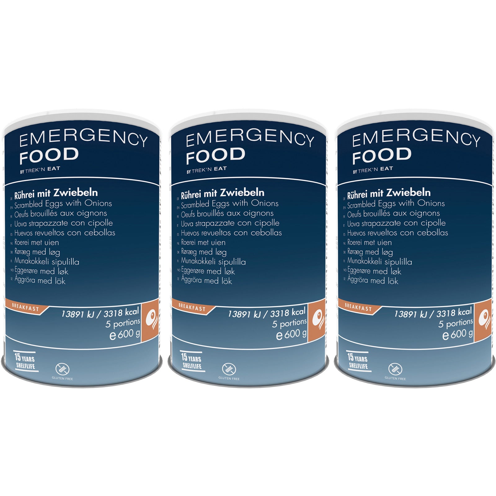 ALIMENTATION D'URGENCE 3 œufs brouillés Nourriture de randonnée Ration alimentaire de plein air Végétarien