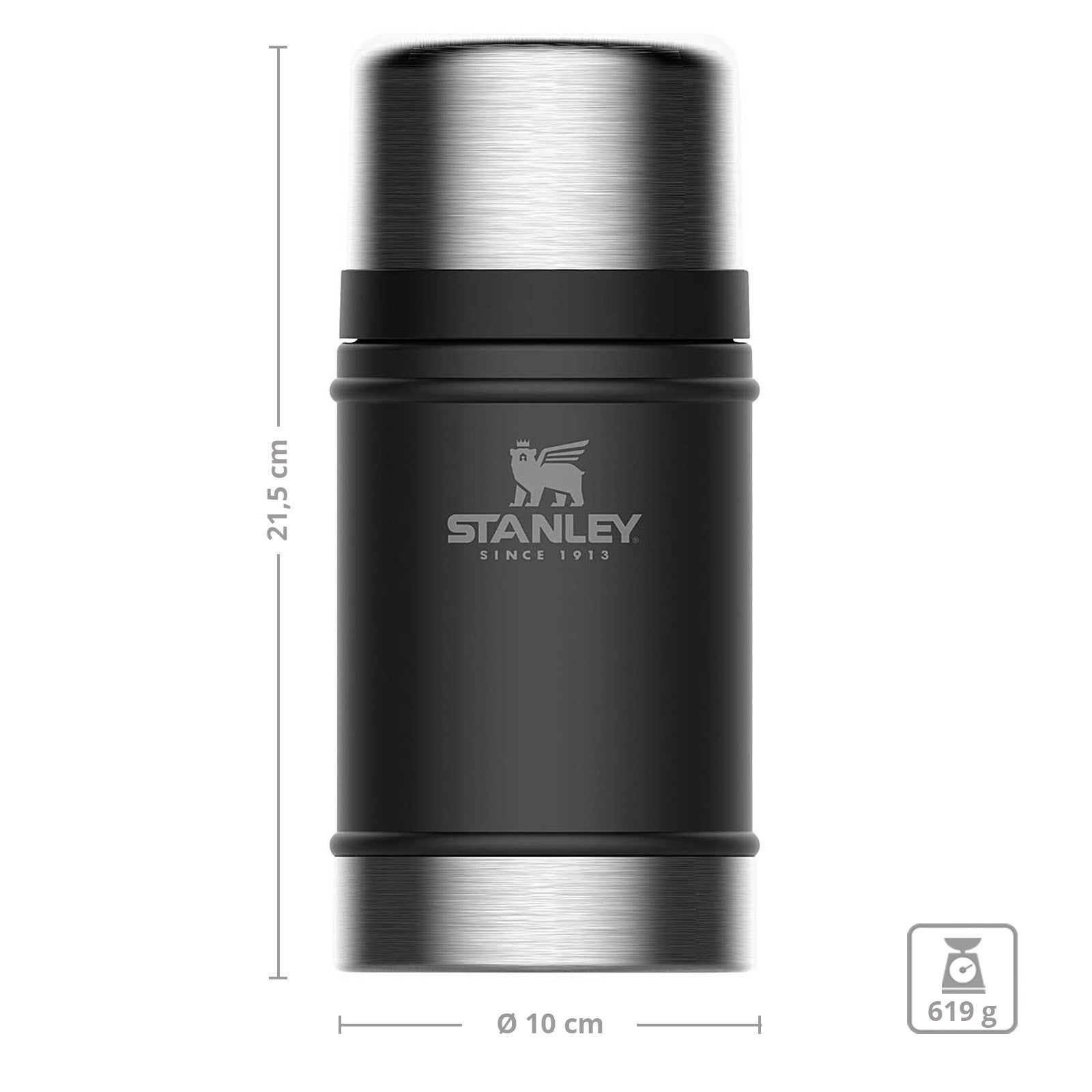 Conteneur alimentaire isotherme classique Stanley, contenant alimentaire sous vide, 0,7 L