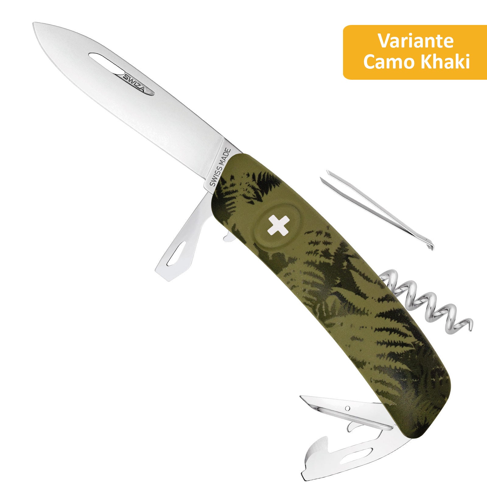 SWIZA Schweizer Messer C03 – 5 Farben Taschenmesser Klappmesser 11 Funktionen