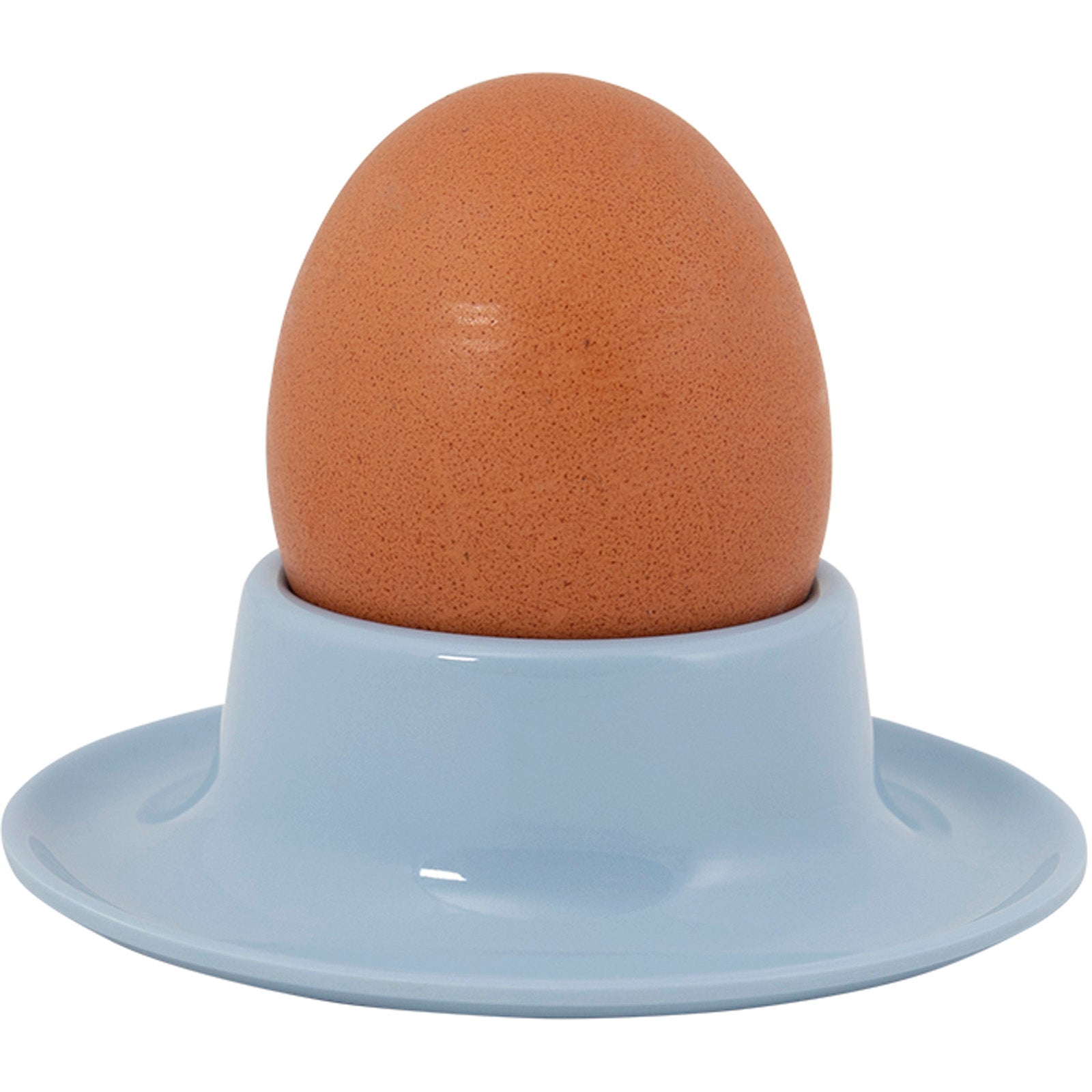 GIMEX Egg Cup Set Sky 4-piece Camping Egg Stand Holder Round Stackable Melamine