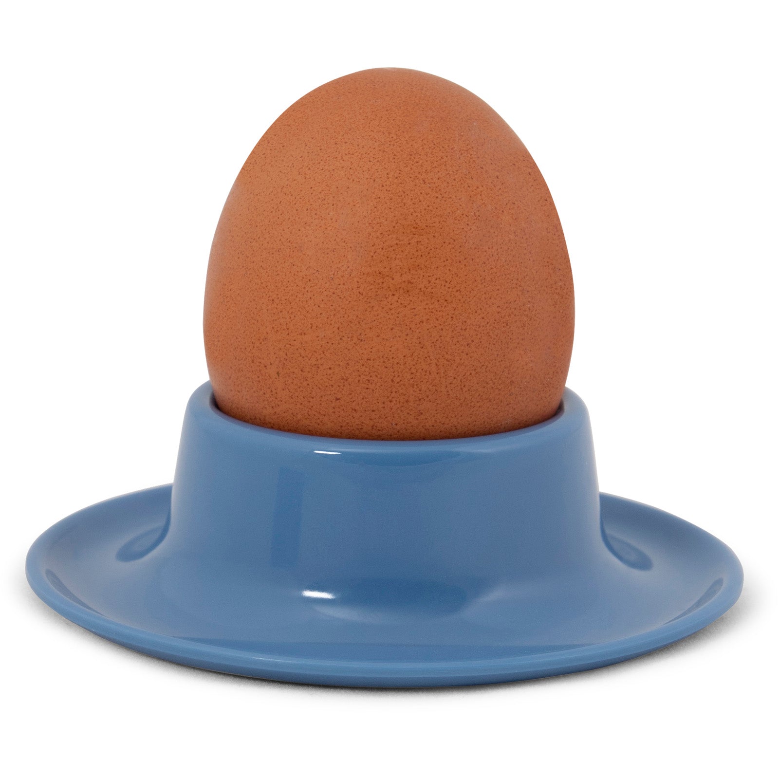 GIMEX Egg Cup Set Sky 4-piece Camping Egg Stand Holder Round Stackable Melamine