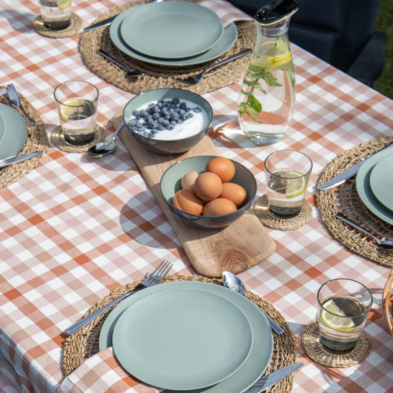 GIMEX Melamin Geschirr Set Vivid Line 12tlg Camping Essgeschirr Picknick Teller