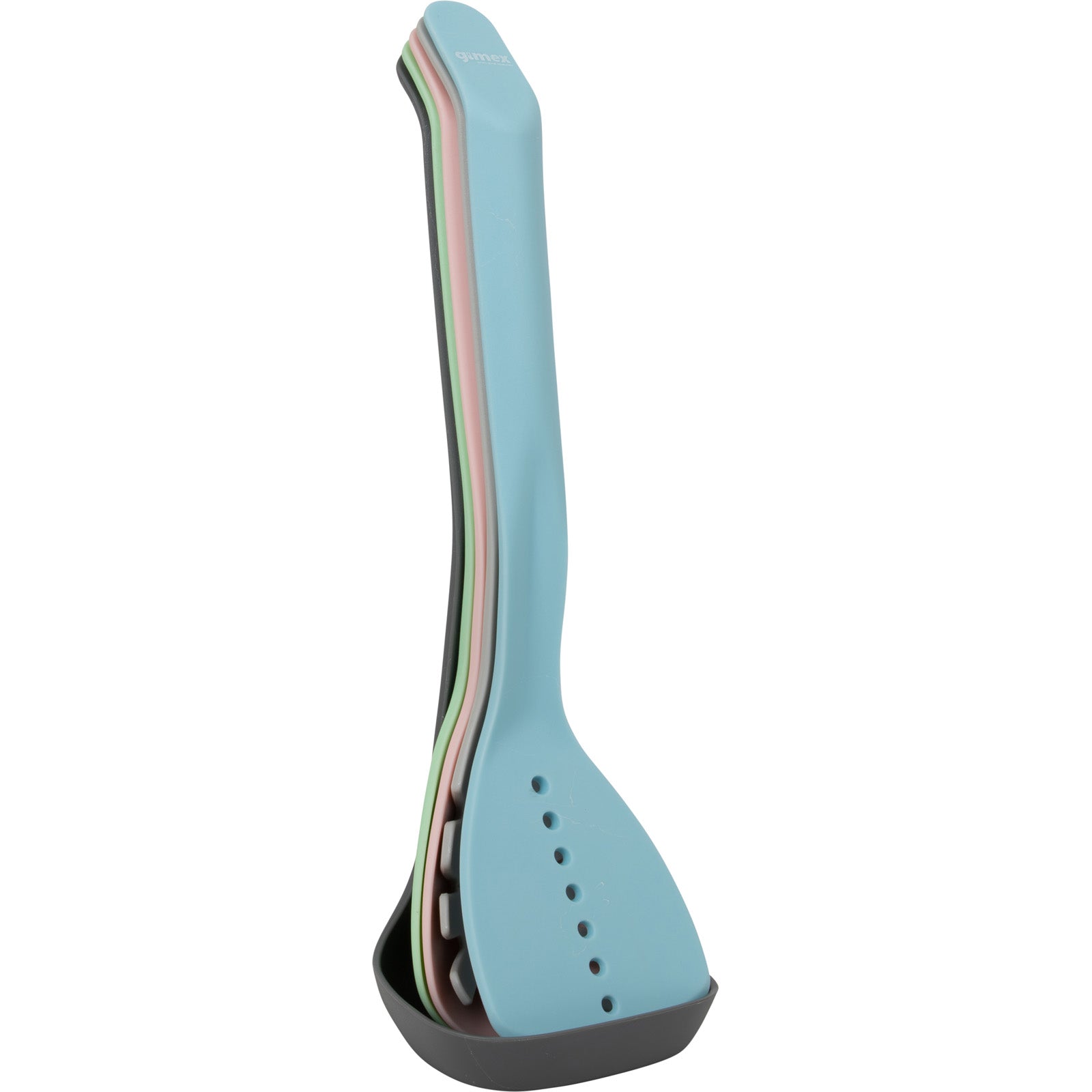 GIMEX kitchenware kitchen helper set 5-piece pastel camping spatula