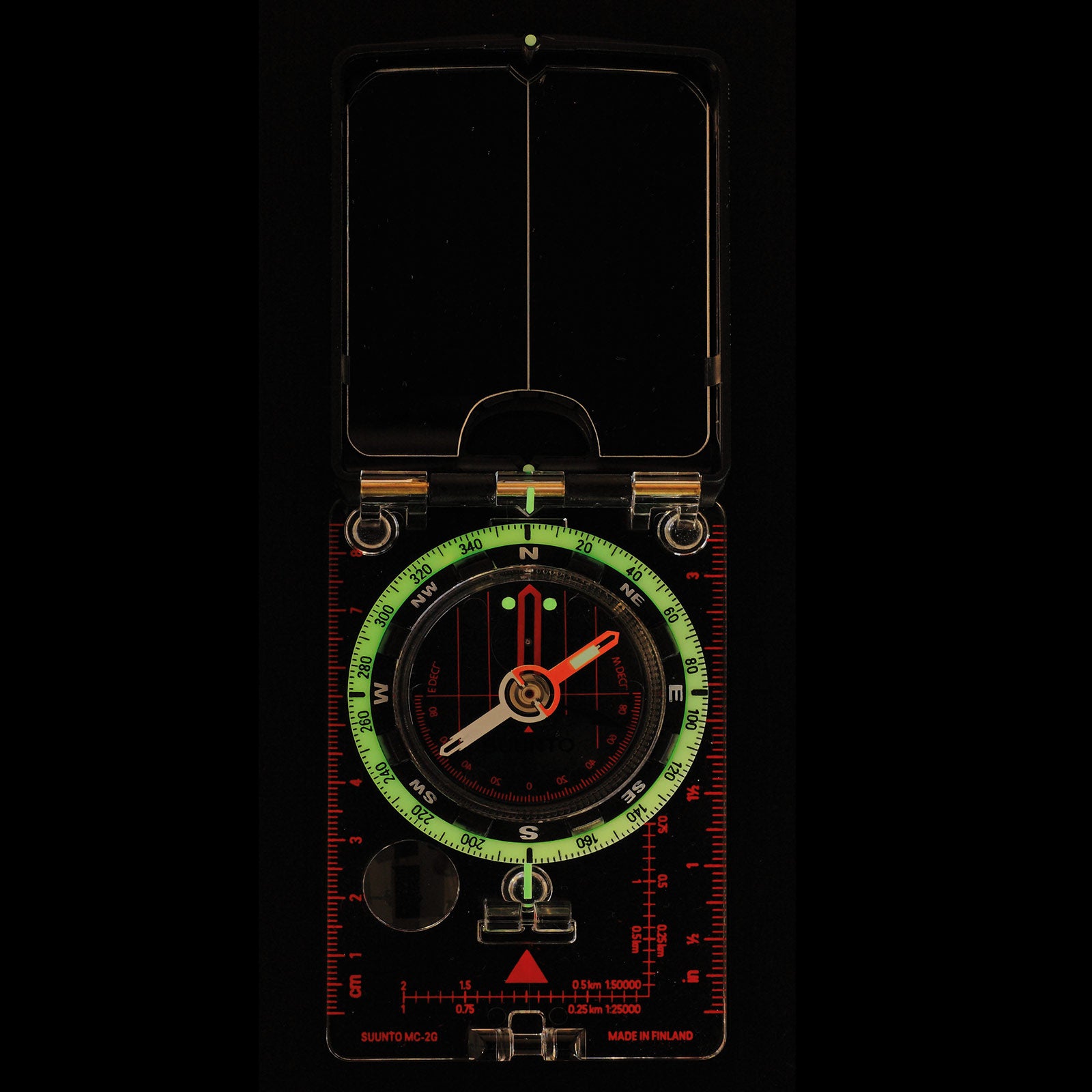 SUUNTO MC-2 360 G/D/L Map Compass Hiking Bearing Mirror Compass – Pocket Compass
