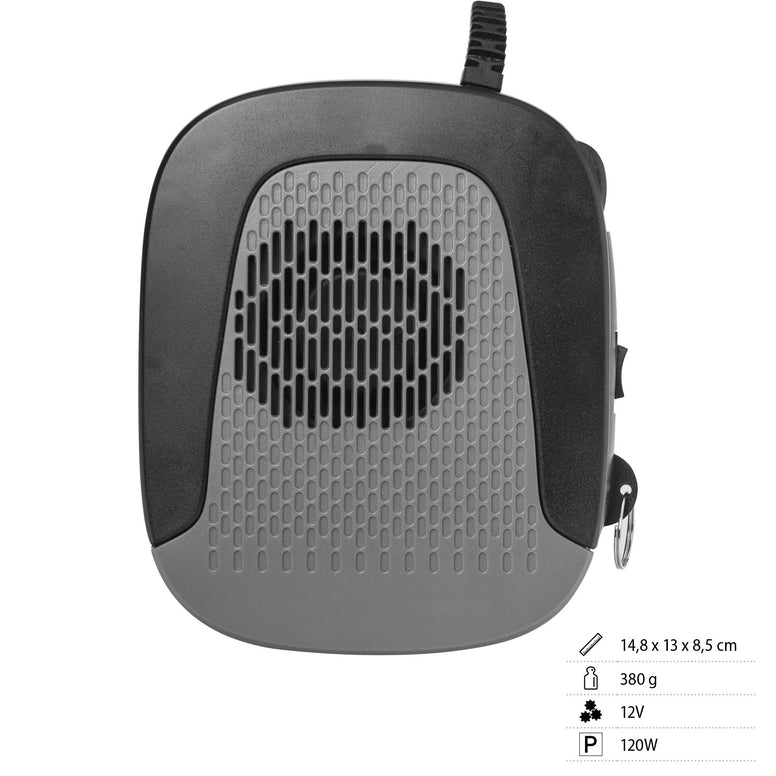 BRUNNER Heizlüfter Blackfire Scheibenenteiser Auto Lüfter Camping Bus 12 V 120 W