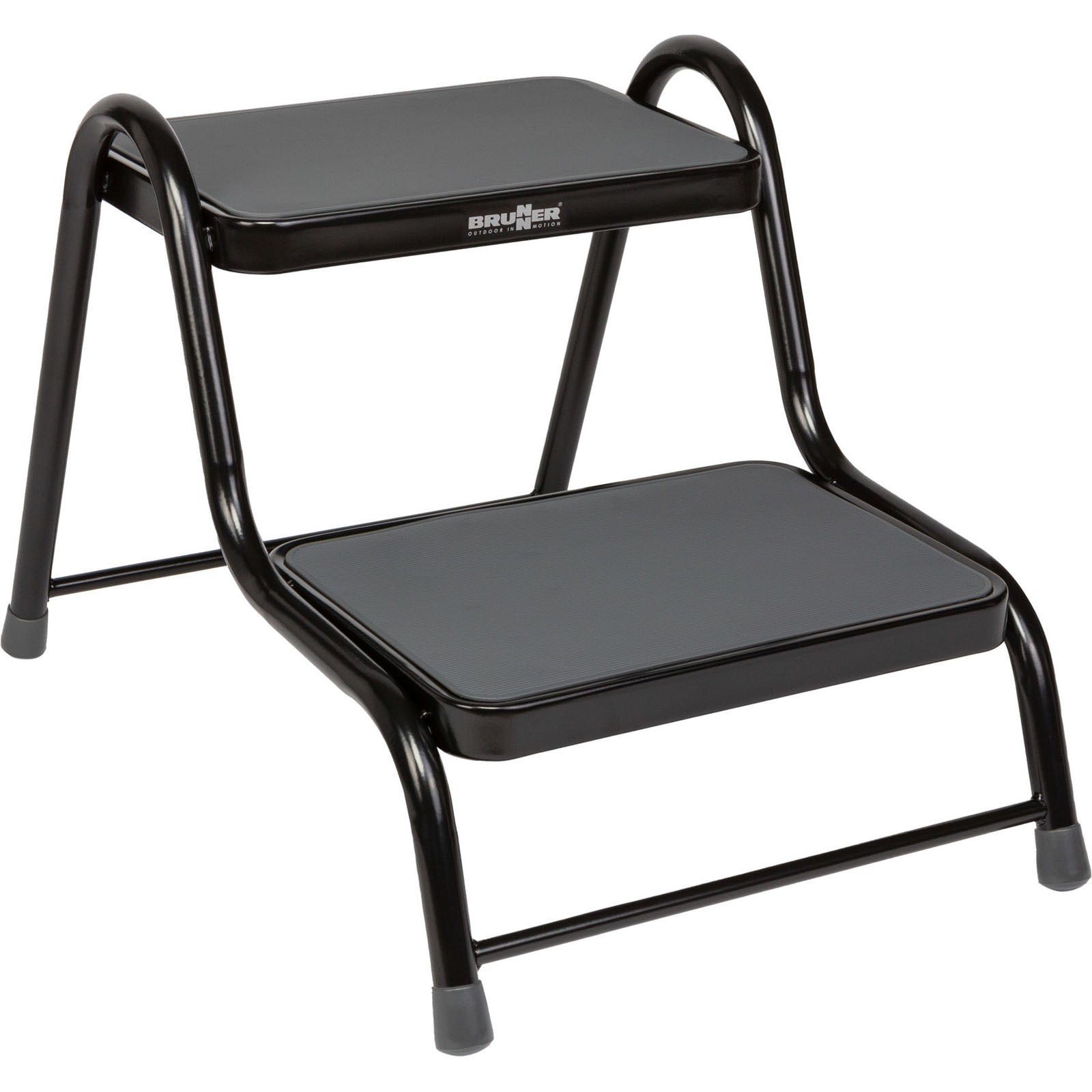 BRUNNER Doppel Trittstufe King Step Double Wohnmobil Leiter Tritt Hocker Stahl