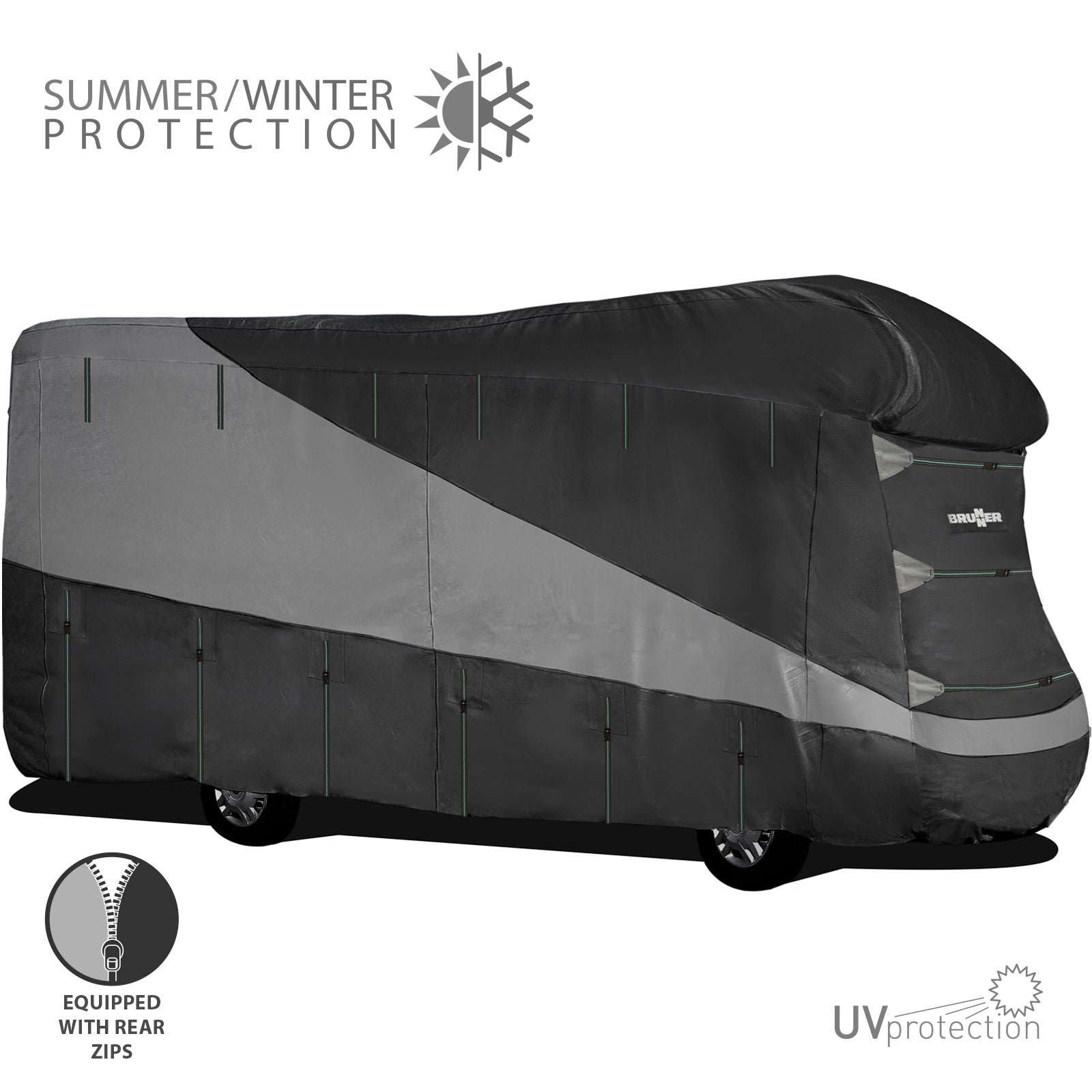 BRUNNER Motorhome Protective Cover Camper Cover 12M Tarpaulin Cover 650-700 cm