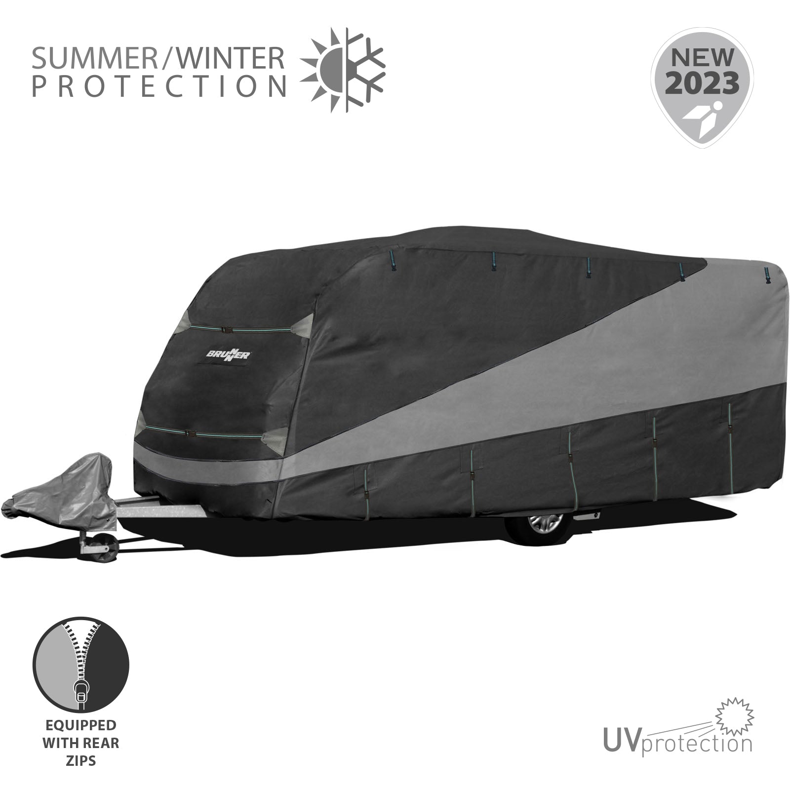 BRUNNER Caravan Protective Cover 12M Tarpaulin Cover 500-550 cm