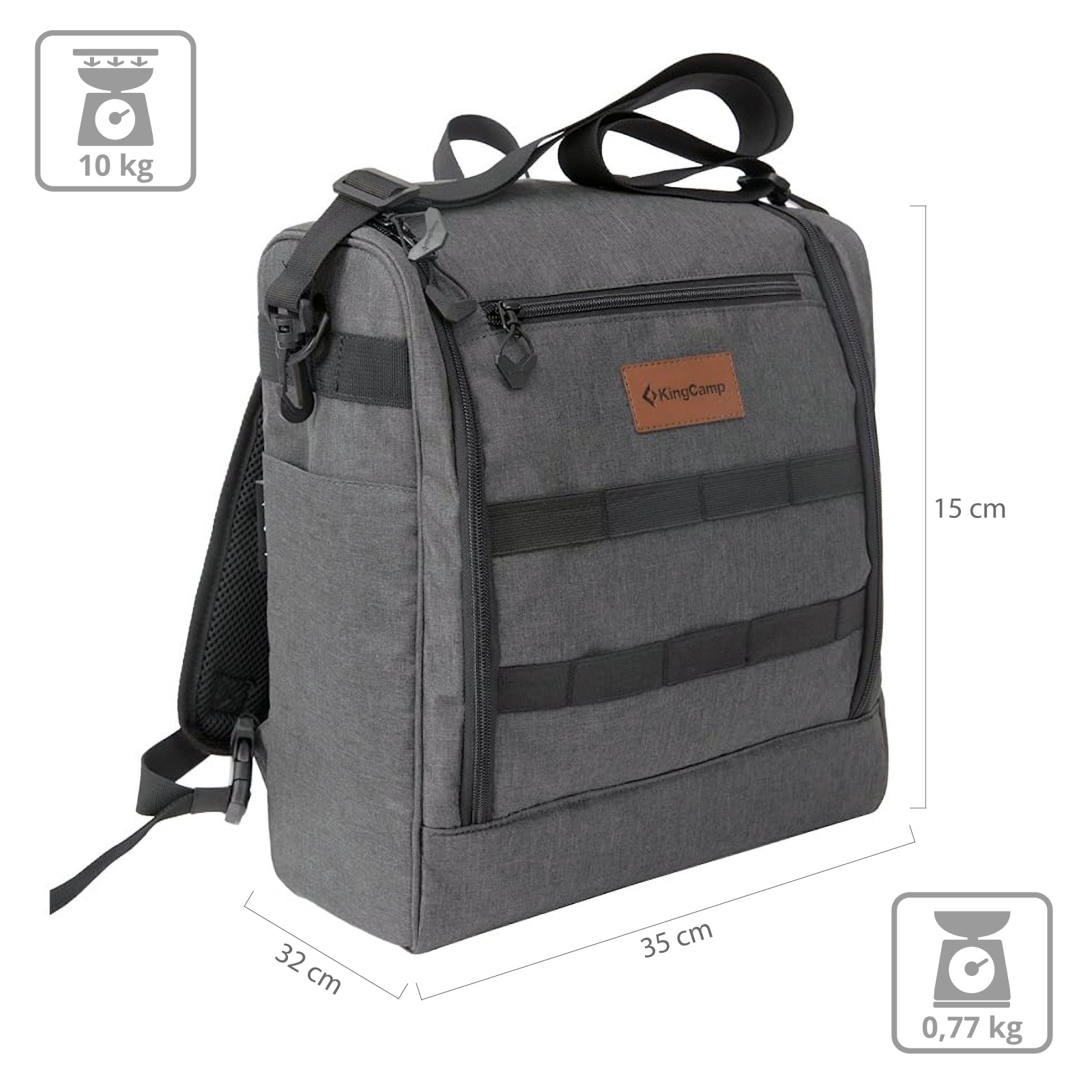 KINGCAMP Camping Küchen Kitchen Organizer Picknick Tasche Geschirr Aufbewahrung