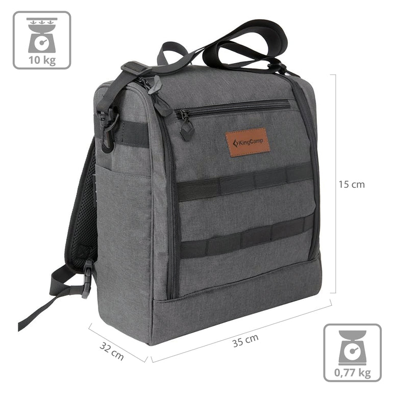 KINGCAMP Camping Küchen Kitchen Organizer Picknick Tasche Geschirr Aufbewahrung