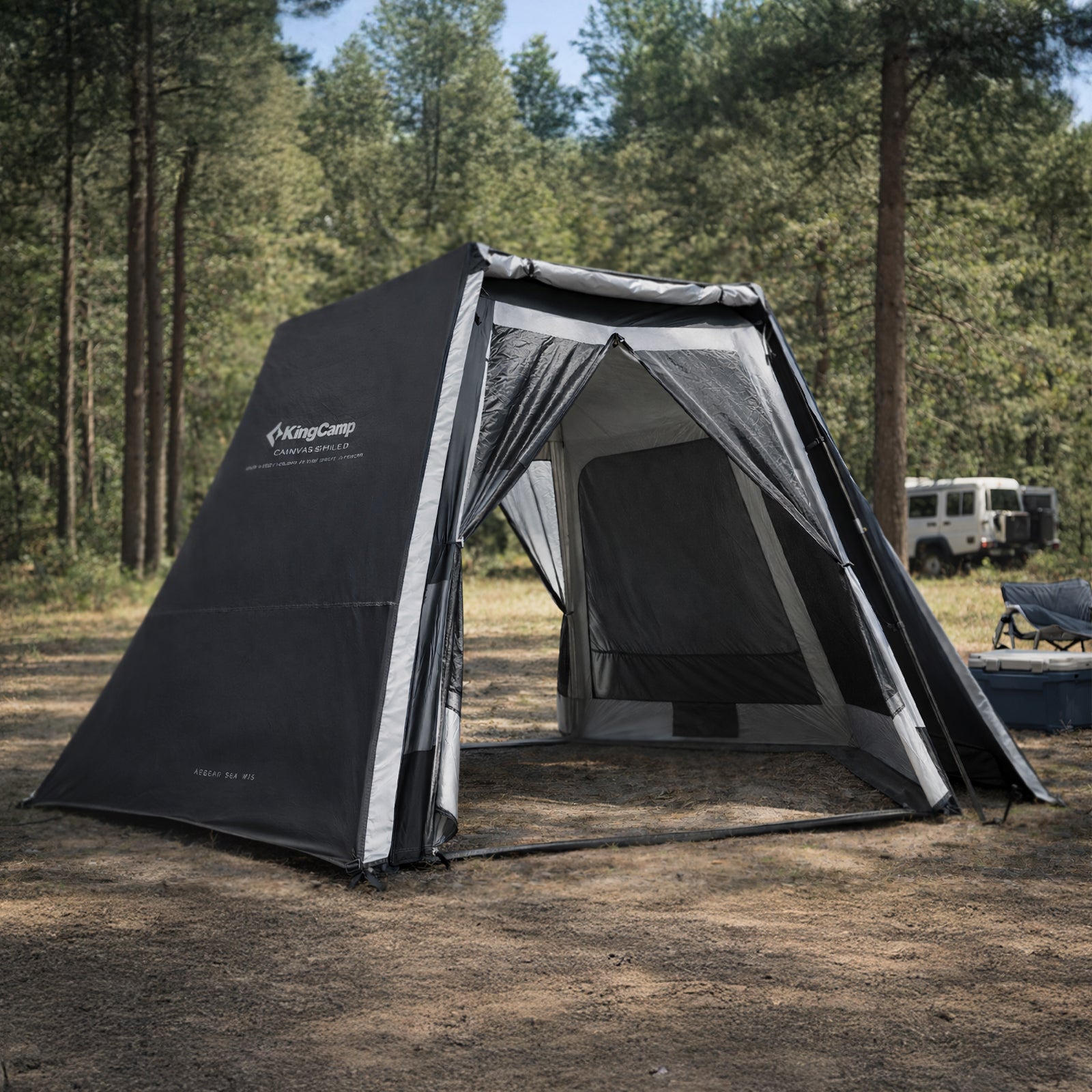 KINGCAMP Pavillon Außenzelt Cairo Mantle Camping Zelt Regenschutz 3000 mm