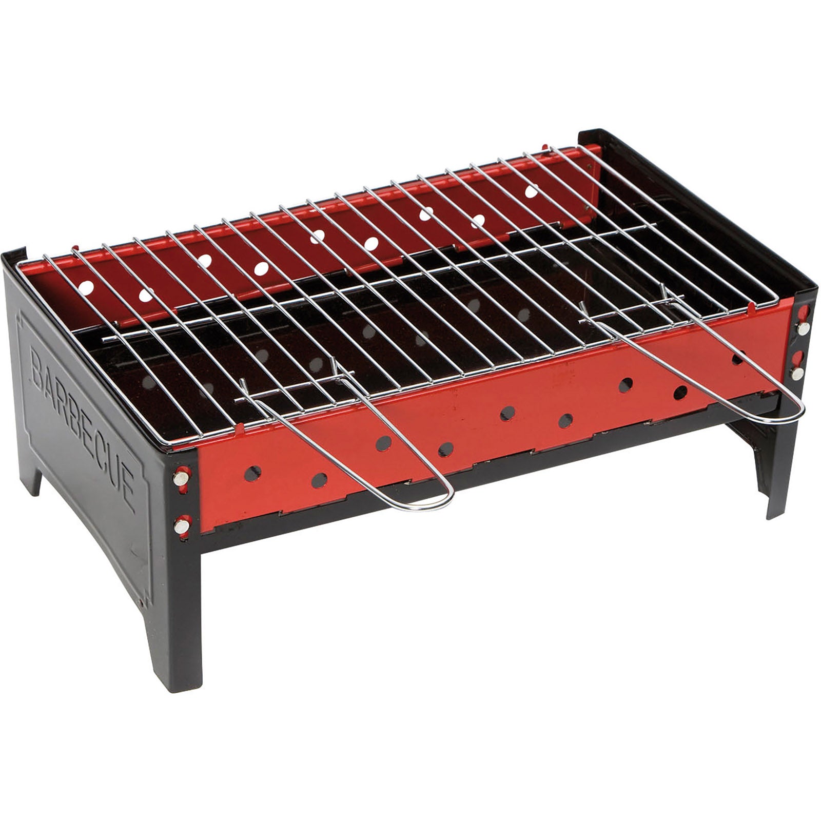 BO-CAMP Folding Grill BBQ Compact Mini Charcoal Grill Camping Table Grill Folding Grill