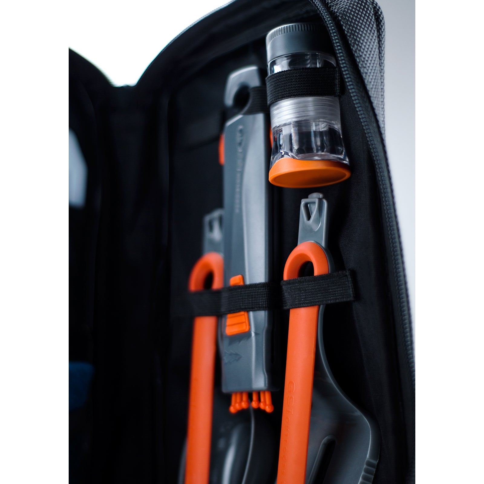 GSI Camping Koch Set Gourmet Löffel Brett Outdoor Küche Zubehör Faltbar 11-tlg