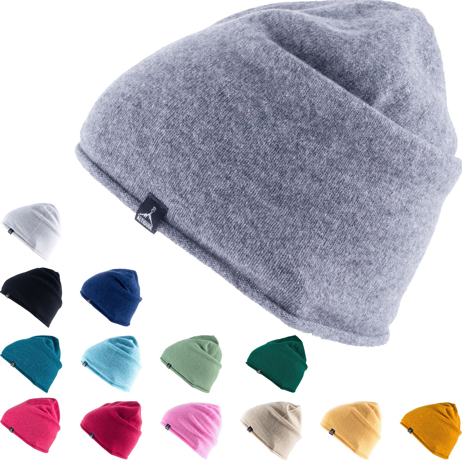 ALTIDUDE Winter Hat Edge Fine Knitted Hat Unisex Beanie Lamb &amp; Merino Wool