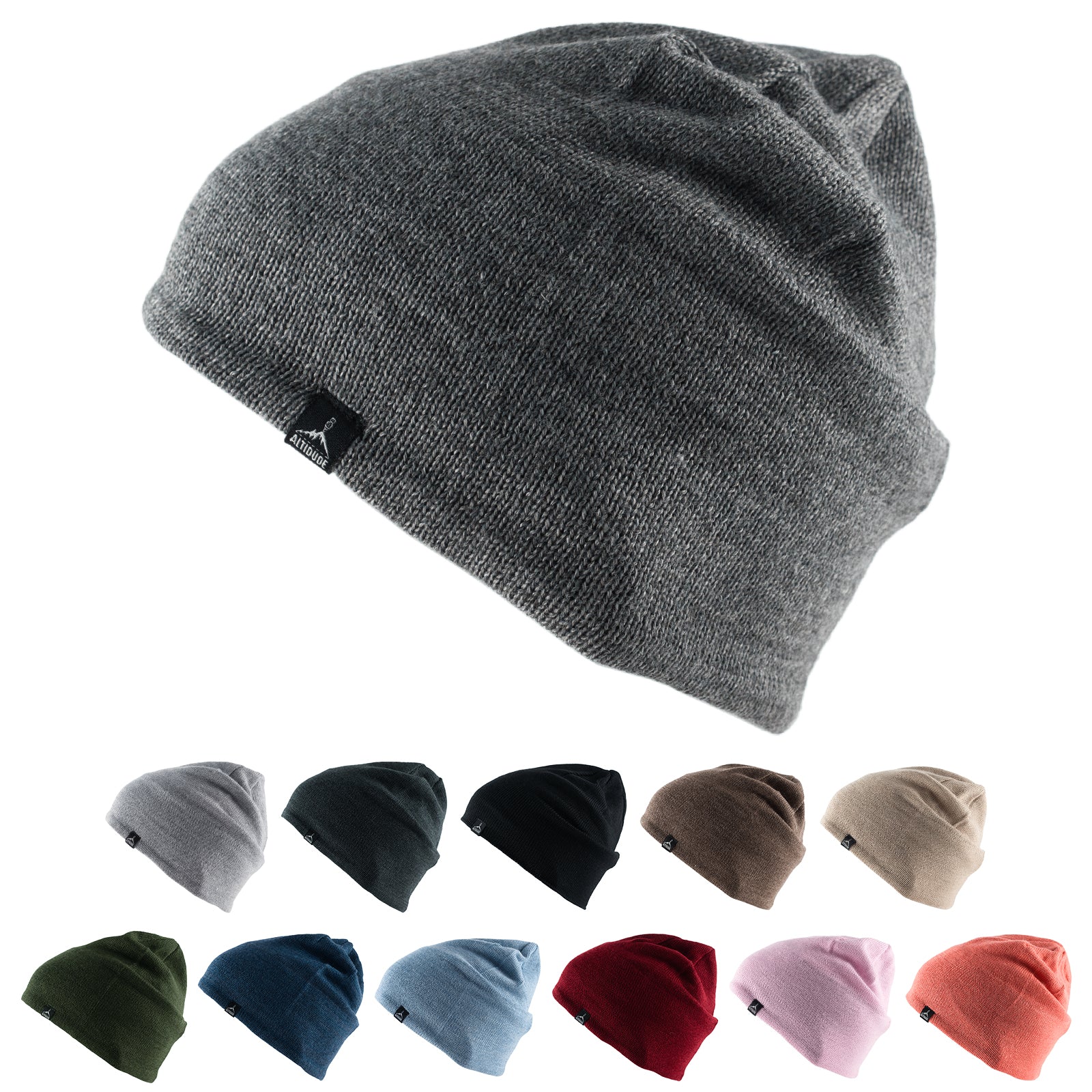 ALTIDUDE Winter Hat Seeker Fine Knit Hat Unisex Beanie Hat Merino Wool
