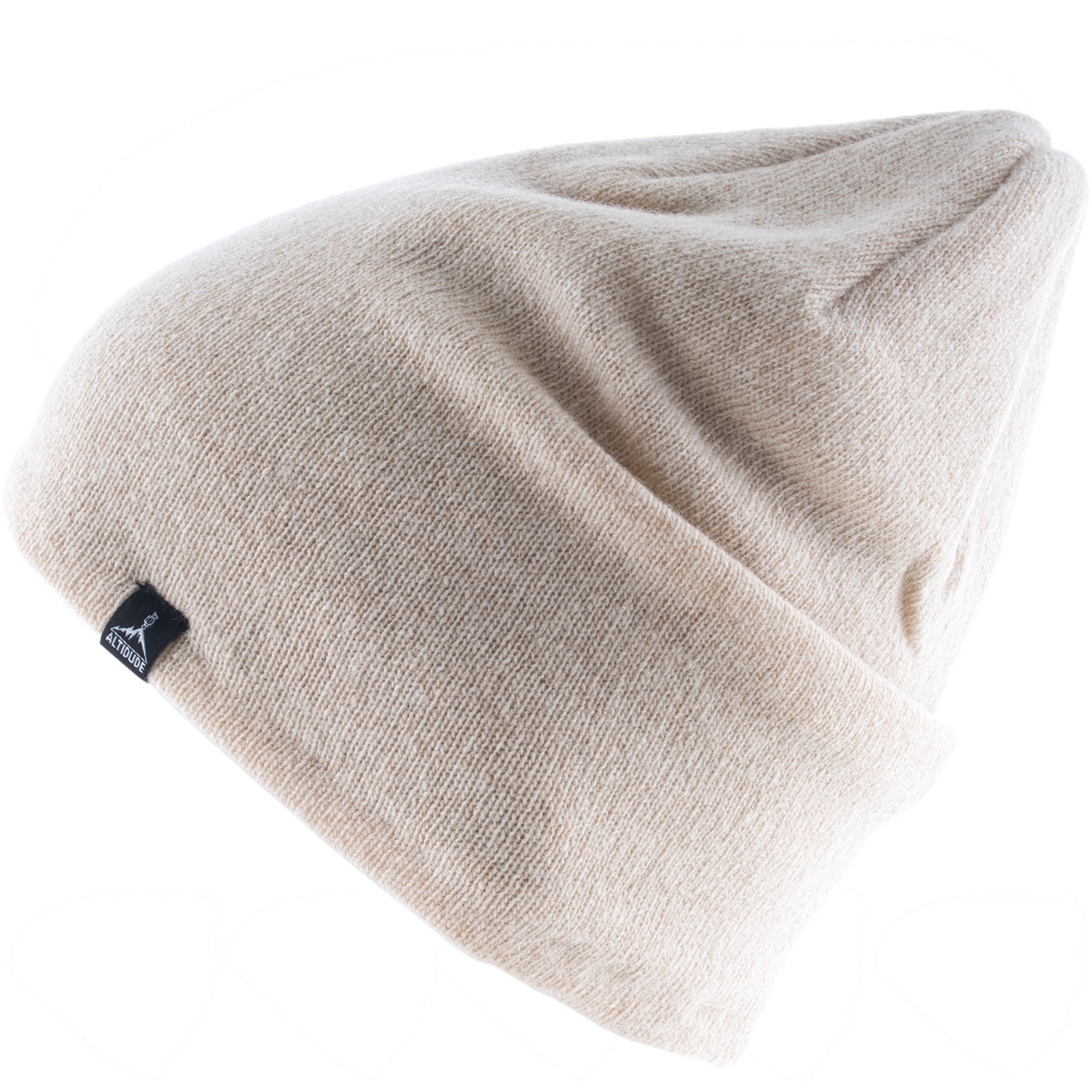 ALTIDUDE Winter Hat SubZero Fine Knit Hat Unisex Beanie Lamb &amp; Merino Wool