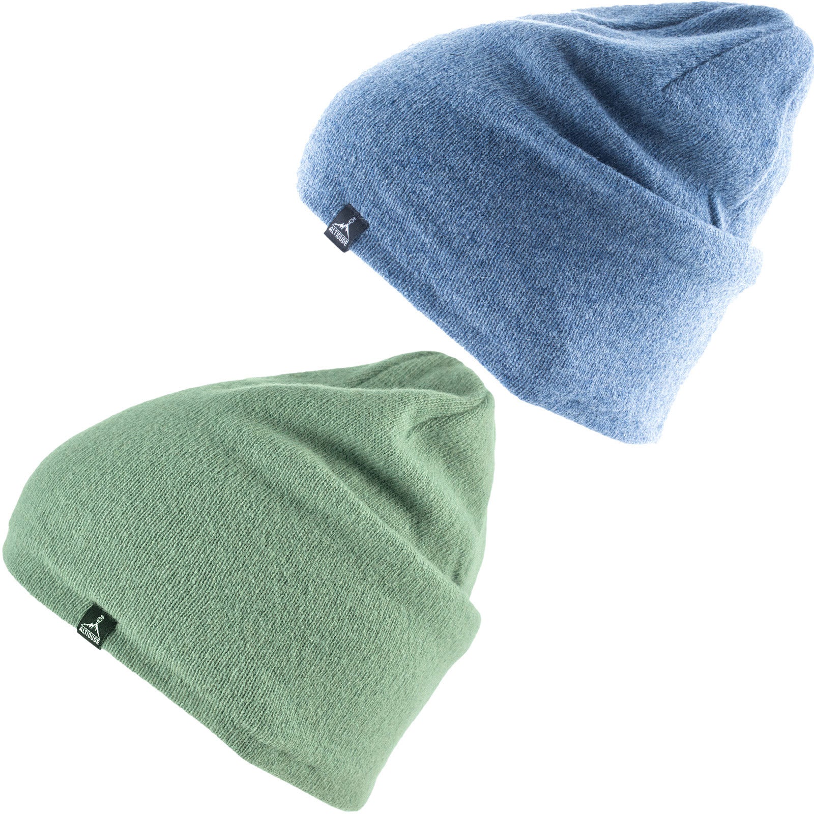 ALTIDUDE Winter Hat SubZero Fine Knit Hat Unisex Beanie Lamb &amp; Merino Wool