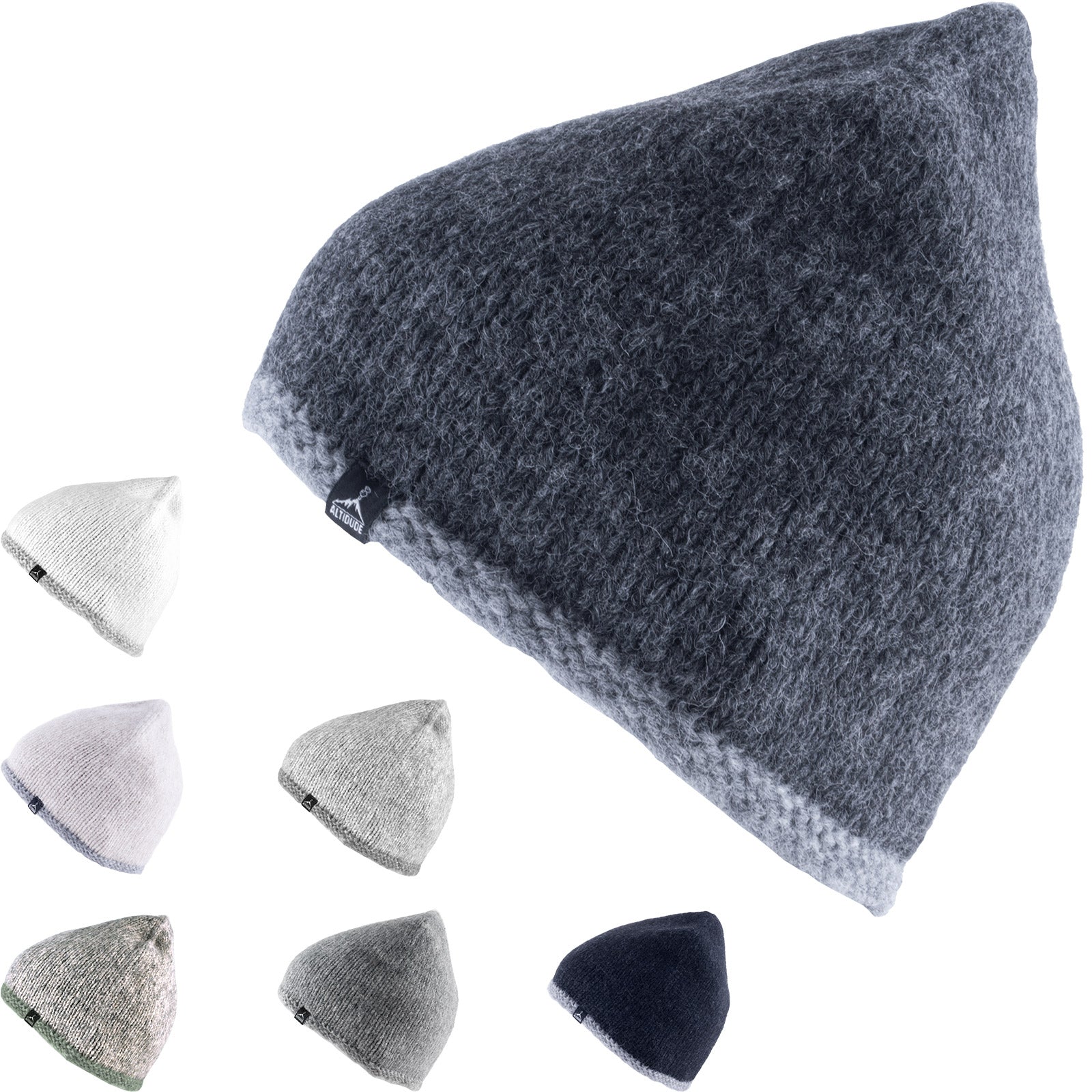 ALTIDUDE Winter Hat Pilgrim Chunky Knit Hat Unisex Beanie Alpaca Merino Wool