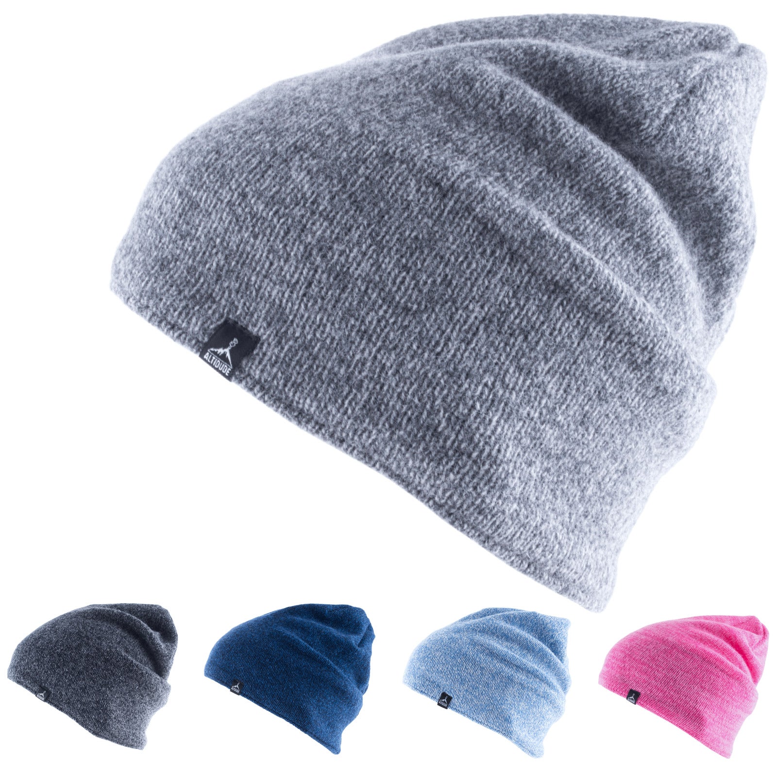 ALTIDUDE Winter Hat Slope Fine Knitted Hat Unisex Beanie Lamb &amp; Merino Wool