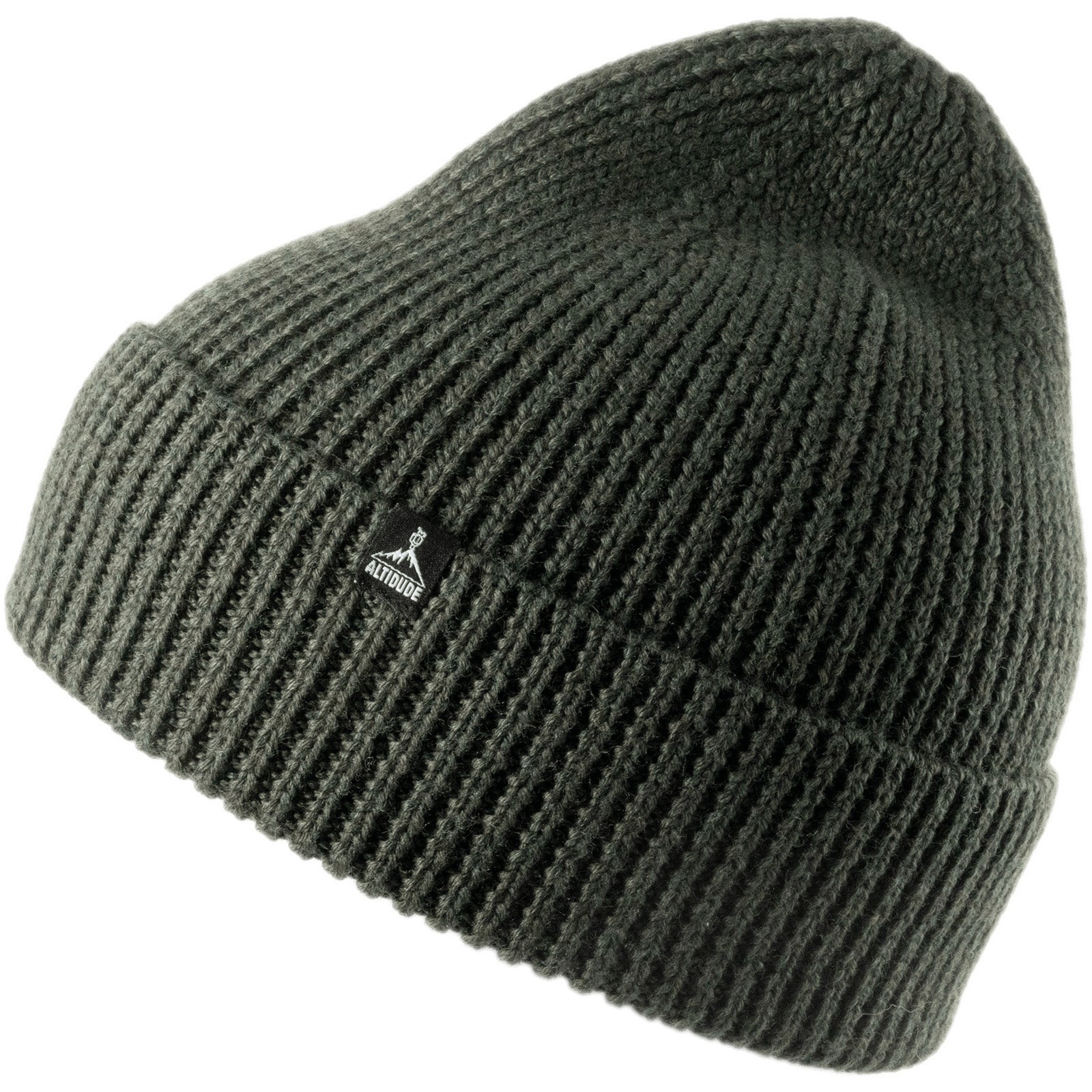 ALTIDUDE Winter Mütze Solid Ripp Strickmütze Unisex Beanie 100% Merino Wolle