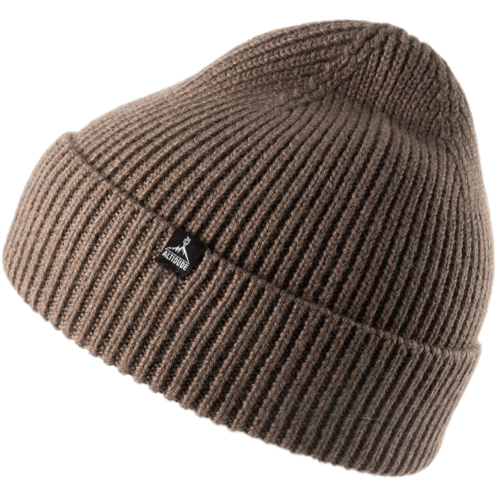 ALTIDUDE Winter Mütze Solid Ripp Strickmütze Unisex Beanie 100% Merino Wolle