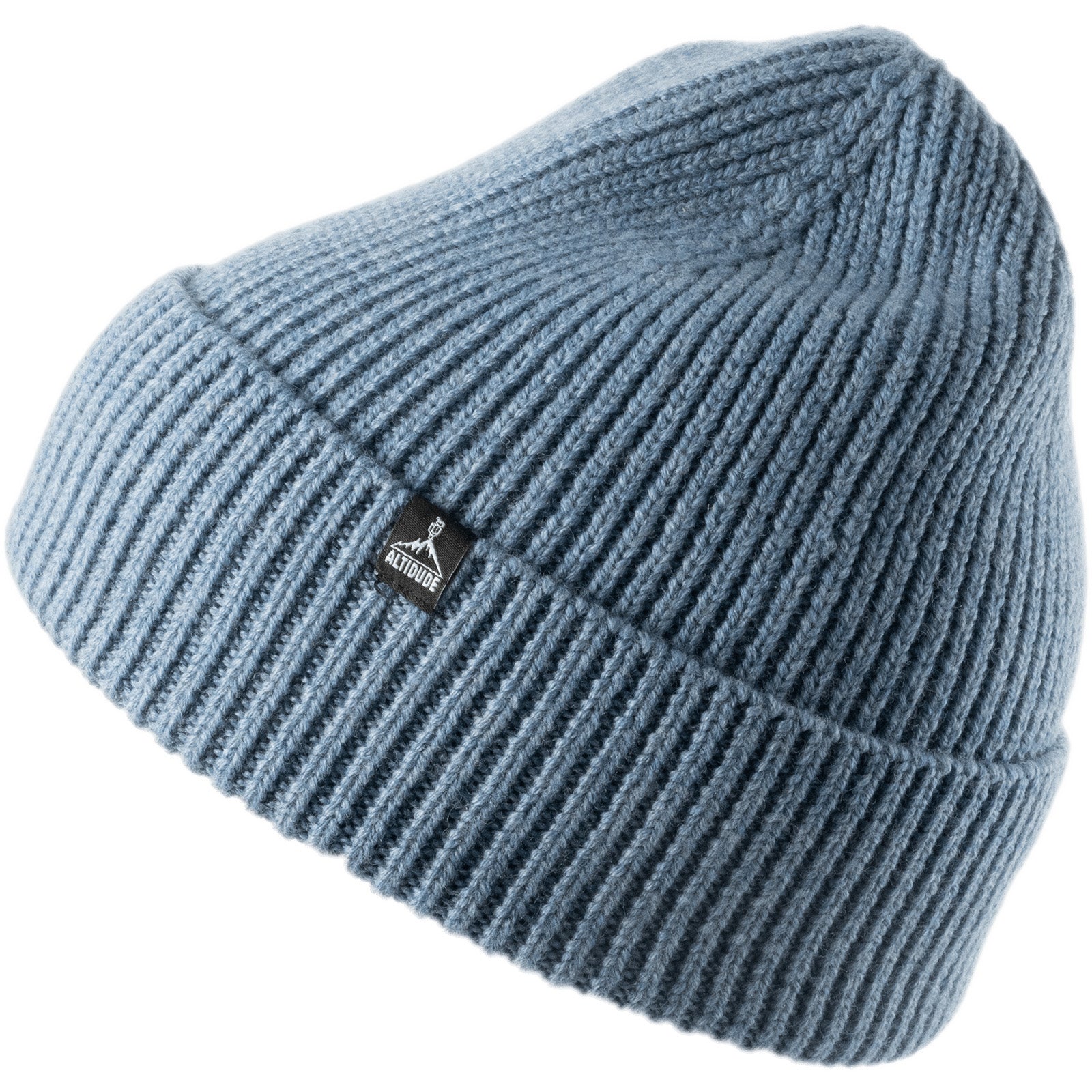 ALTIDUDE Winter Mütze Solid Ripp Strickmütze Unisex Beanie 100% Merino Wolle