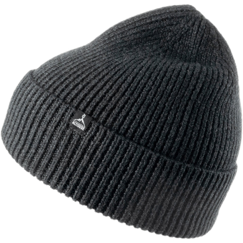 ALTIDUDE Winter Mütze Solid Ripp Strickmütze Unisex Beanie 100% Merino Wolle