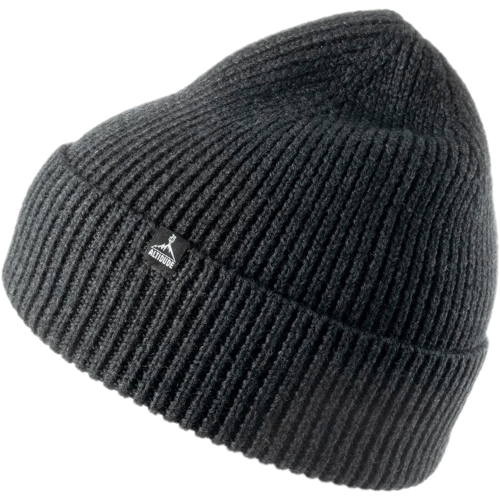 ALTIDUDE Winter Mütze Solid Ripp Strickmütze Unisex Beanie 100% Merino Wolle