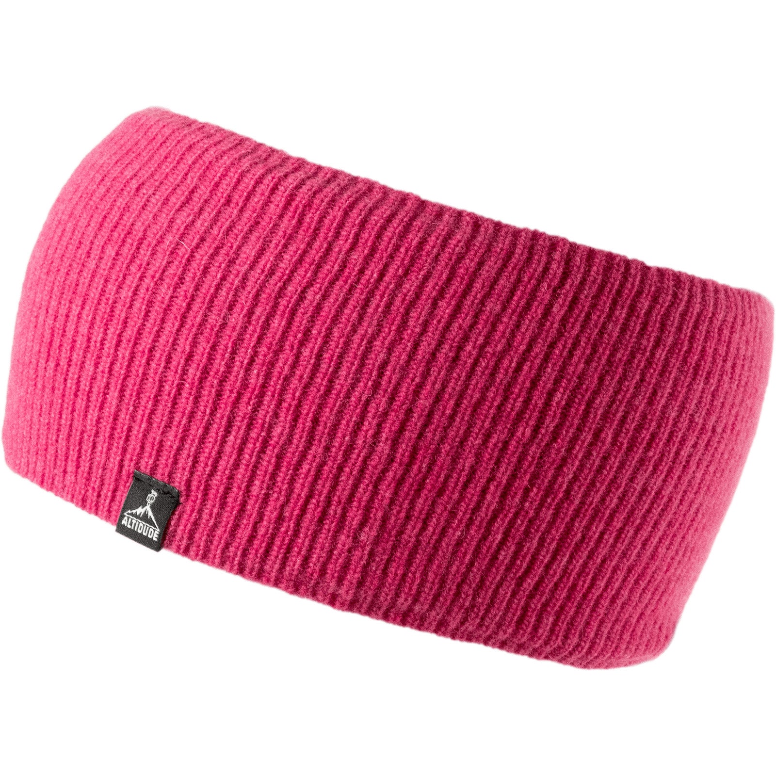 Bandeau ALTIDUDE en laine mérinos, bandeau en tricot côtelé Hermit, protège-oreilles en laine d'agneau