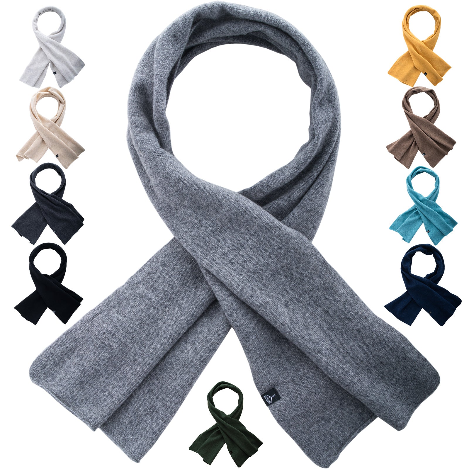 ALTIDUDE Wool Scarf Spark Fine Knit Scarf Unisex Winter Scarf XL Lamb Wool