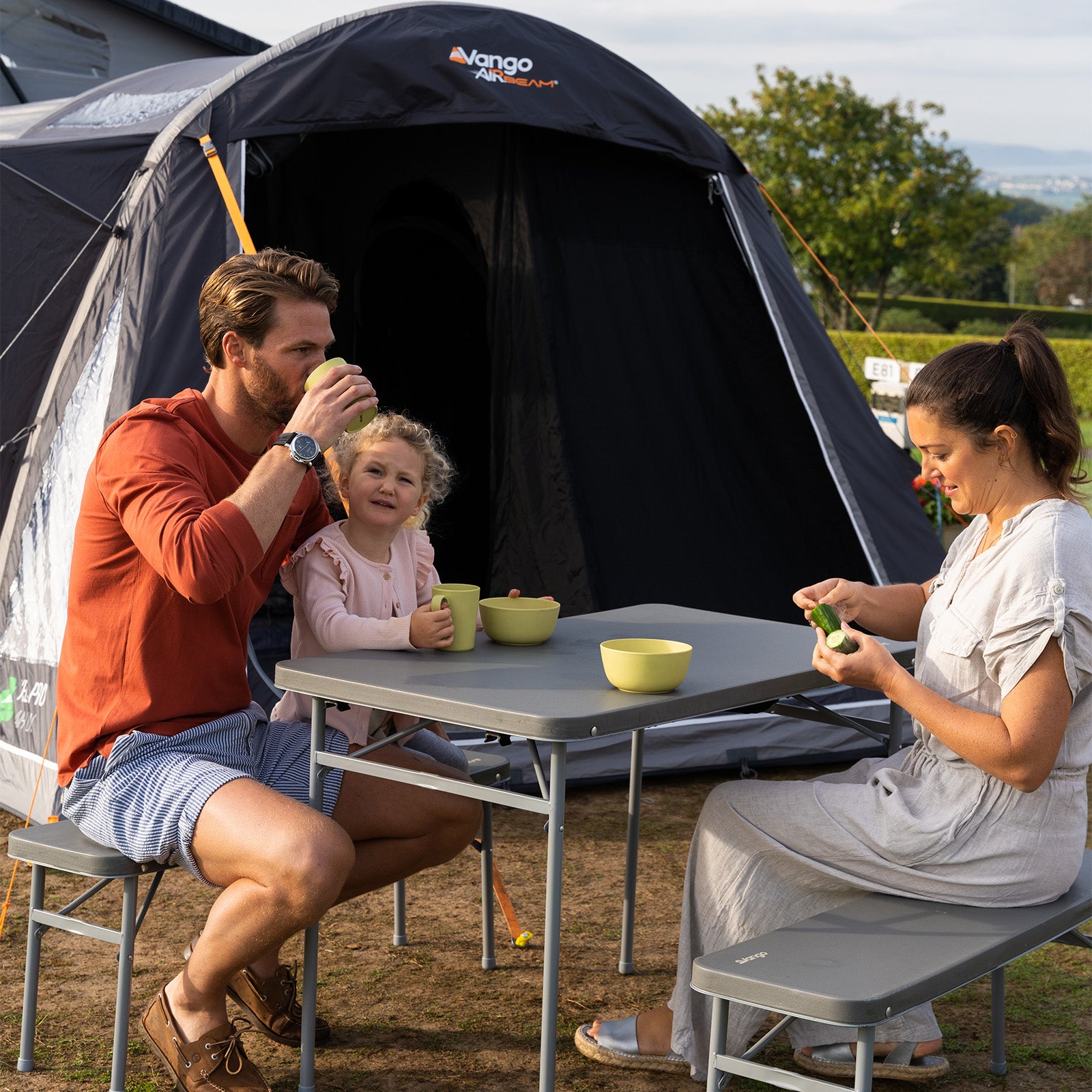 Auvent de bus VANGO Kela Pro Air Tente de camping basse Tente gonflable Van Airbeam
