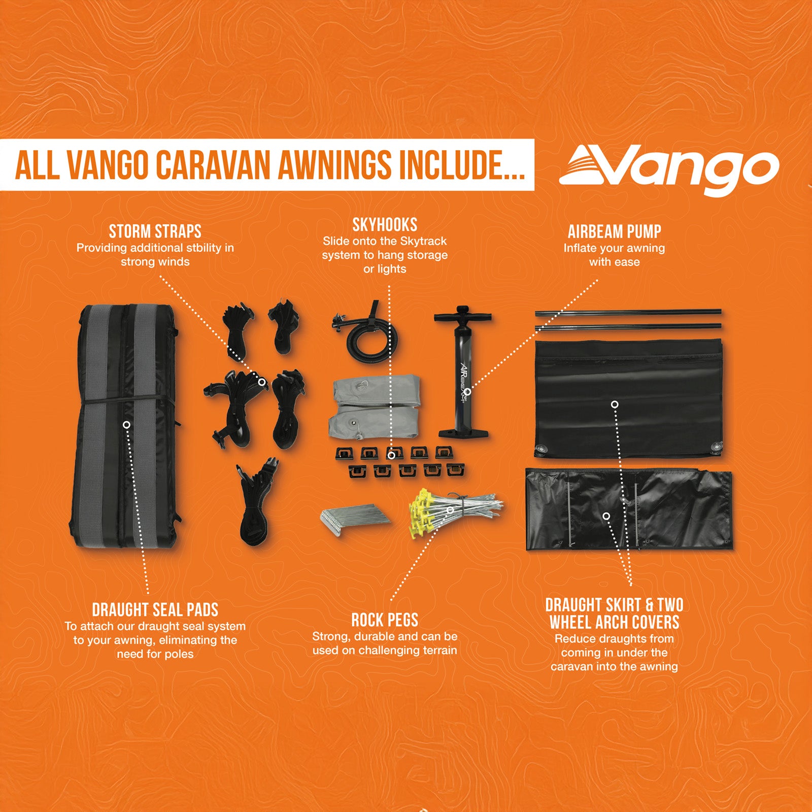 VANGO Vorzelt Palma 330 Wohnmobil Caravan Bus Busvorzelt Camping Markise Leicht