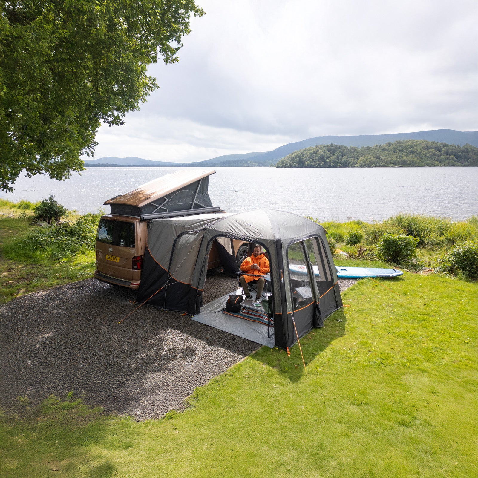 VANGO Bus Vorzelt Heckzelt Tailgate AirHub II Low Camping Auto Luft Aufblasbar