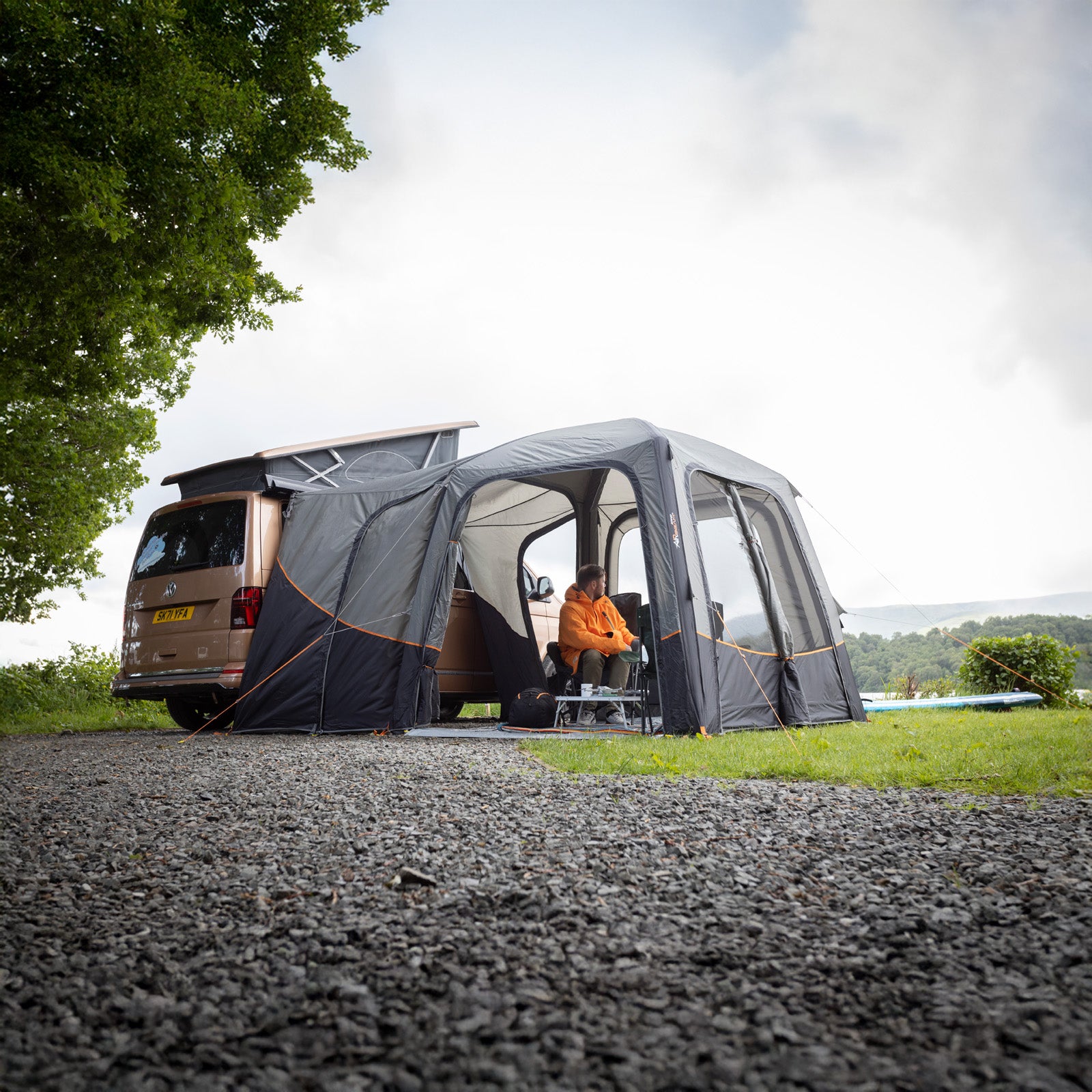 VANGO Bus Vorzelt Heckzelt Tailgate AirHub II Low Camping Auto Luft Aufblasbar