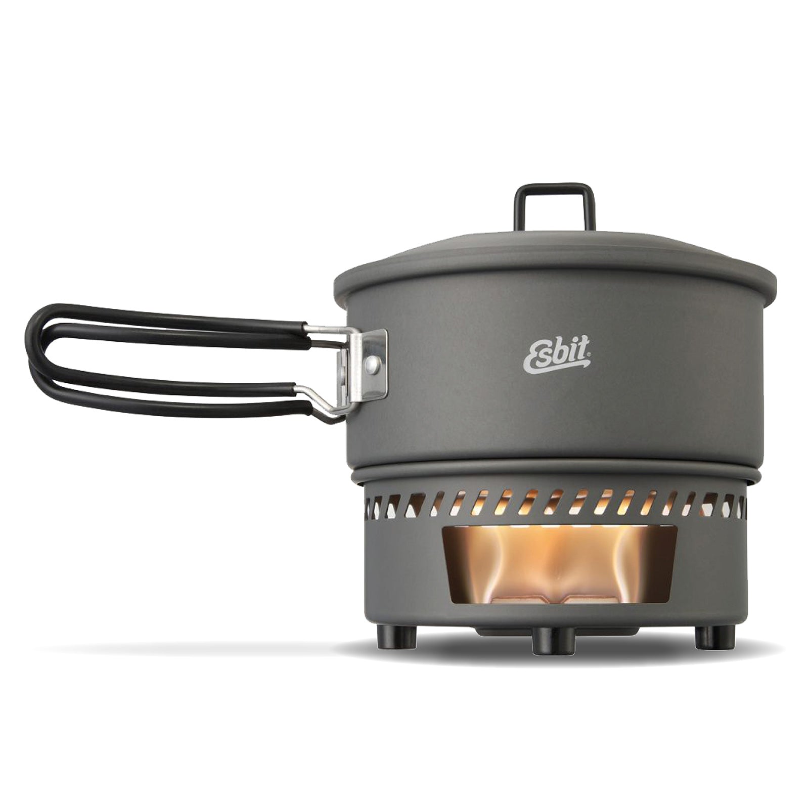 ESBIT dry fuel cooking set 1 L camping stove outdoor stove pot set aluminum