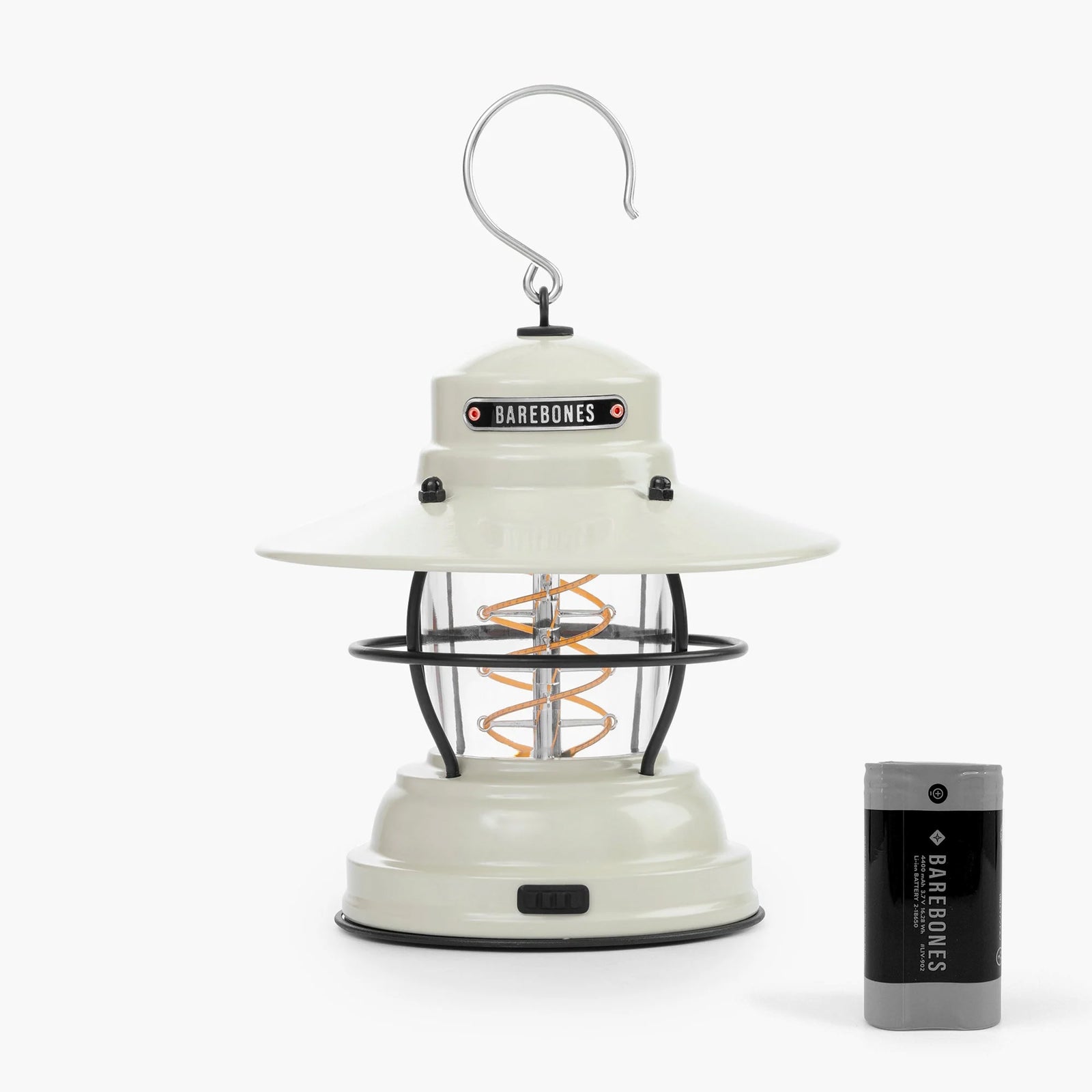 BAREBONES Camping Lantern Outpost Lantern Retro Lamp Dimmable Steel USB Battery LED