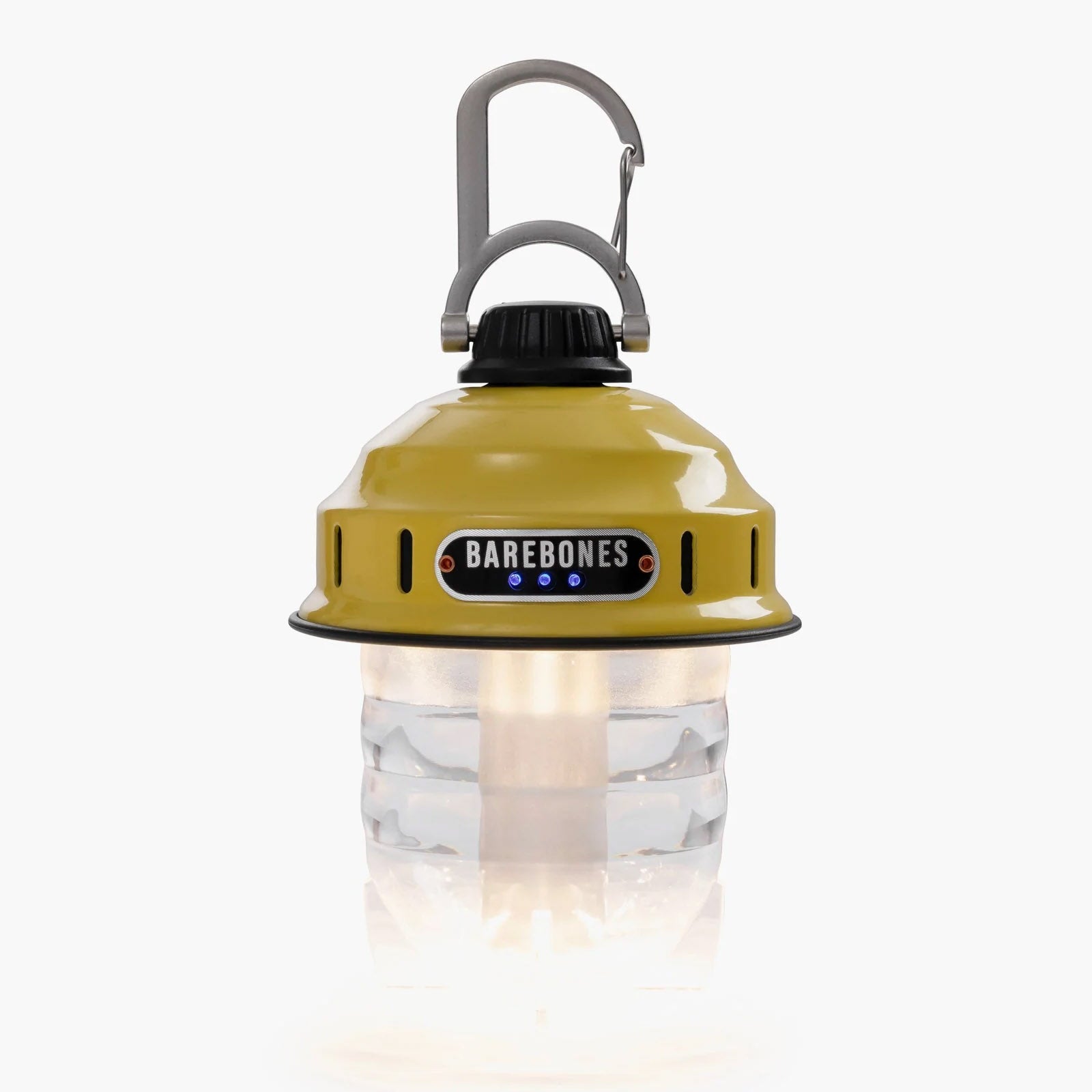 BAREBONES Camping Lantern Beacon Light Retro Lamp Dimmable Steel USB Battery LED