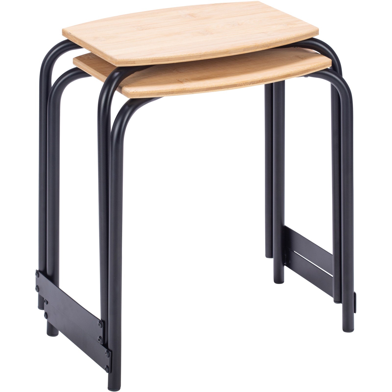 Ensemble table de pique-nique PICKNICO + tabouret, sac à dos, sac isotherme, camping, aluminium, bambou et bois