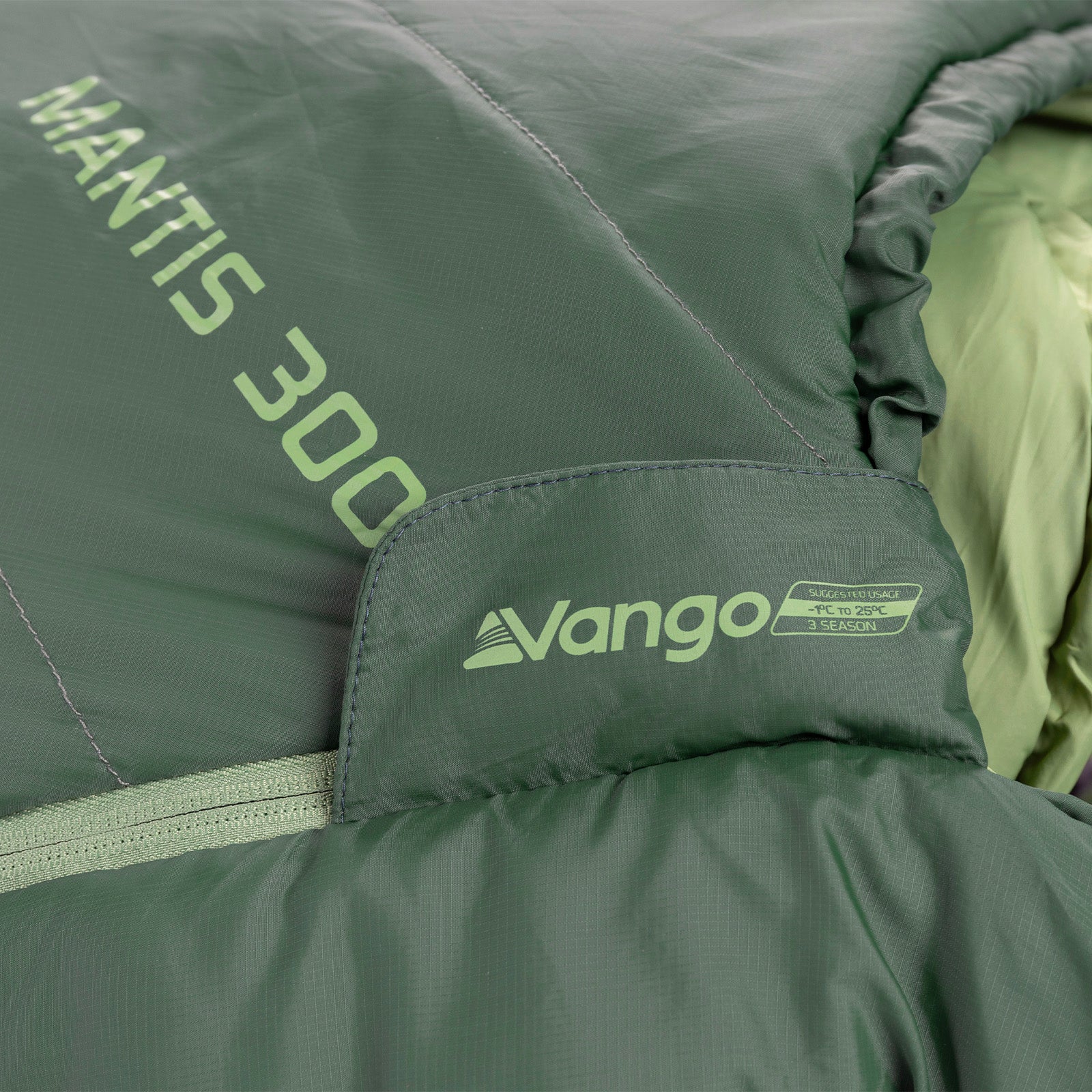 VANGO Mumienschlafsack Mantis 300 Sommer Herbst Trekking Schlafsack Leicht 1,3kg