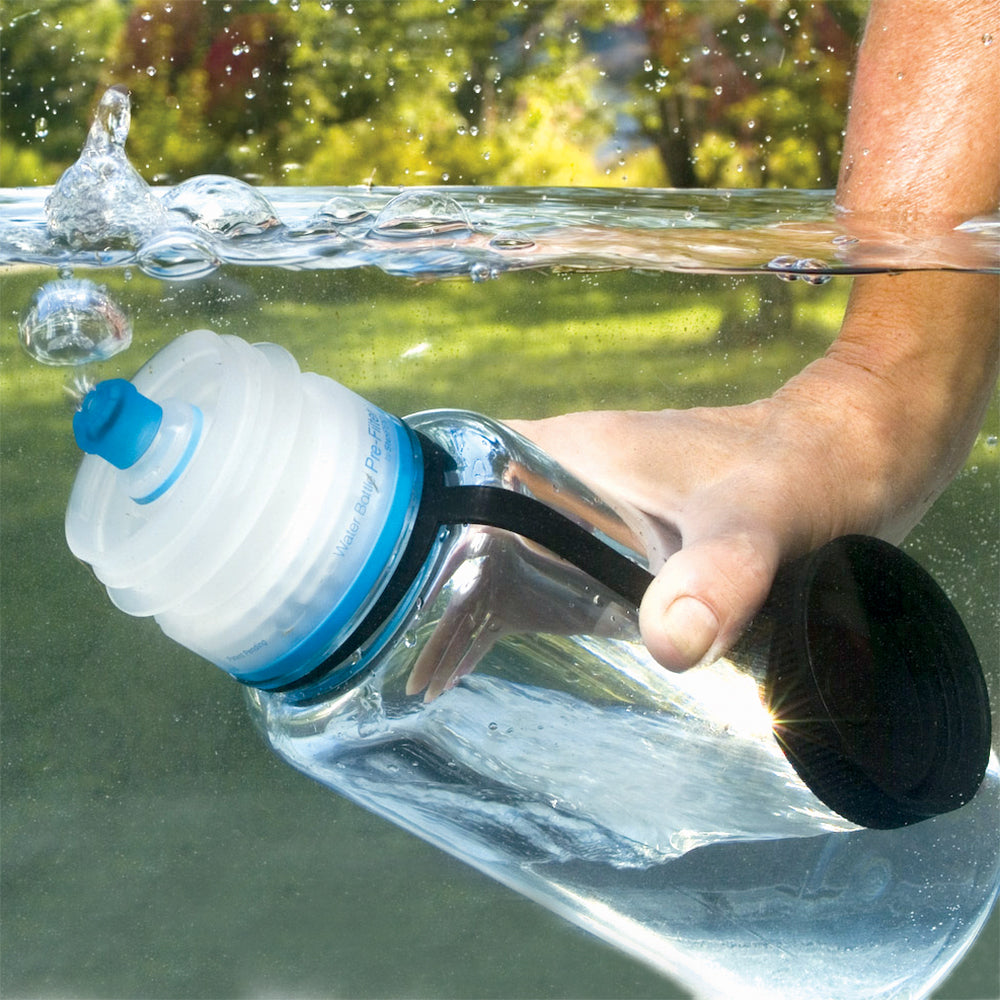 SteriPEN PreFilter water filter, portable water purifier, wide-mouth treatment