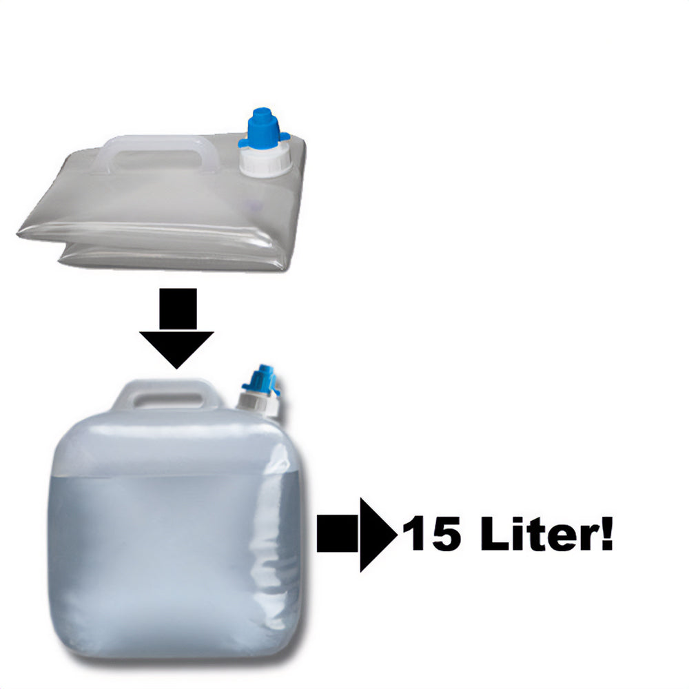 Bidon pliable OUTDOOR 15L - bidon d'eau de camping bidon d'eau potable pliable
