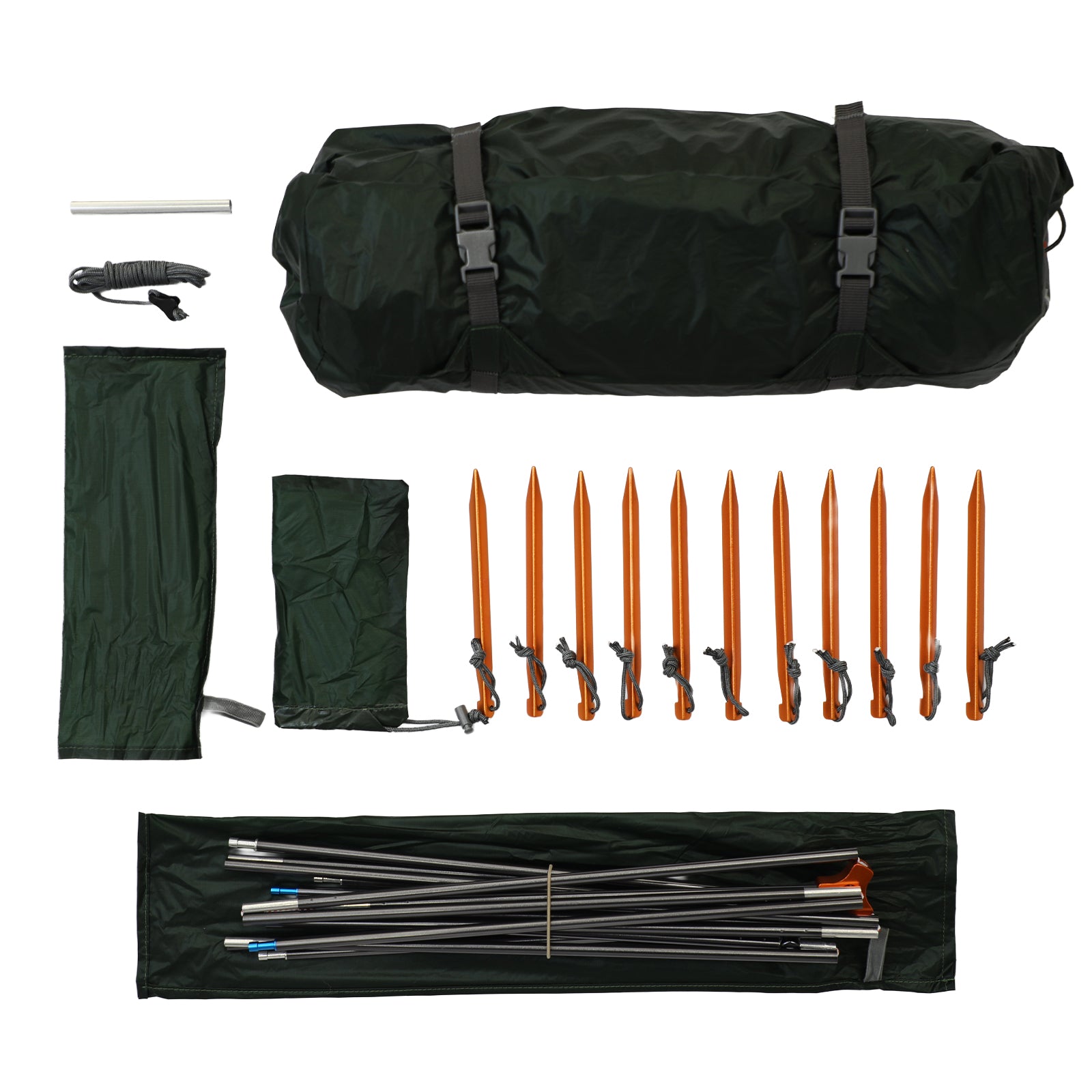 F10 Trekkingzelt Radon UL 1 Personen Camping Fahrrad Einmann Zelt Biwak 1,2 kg