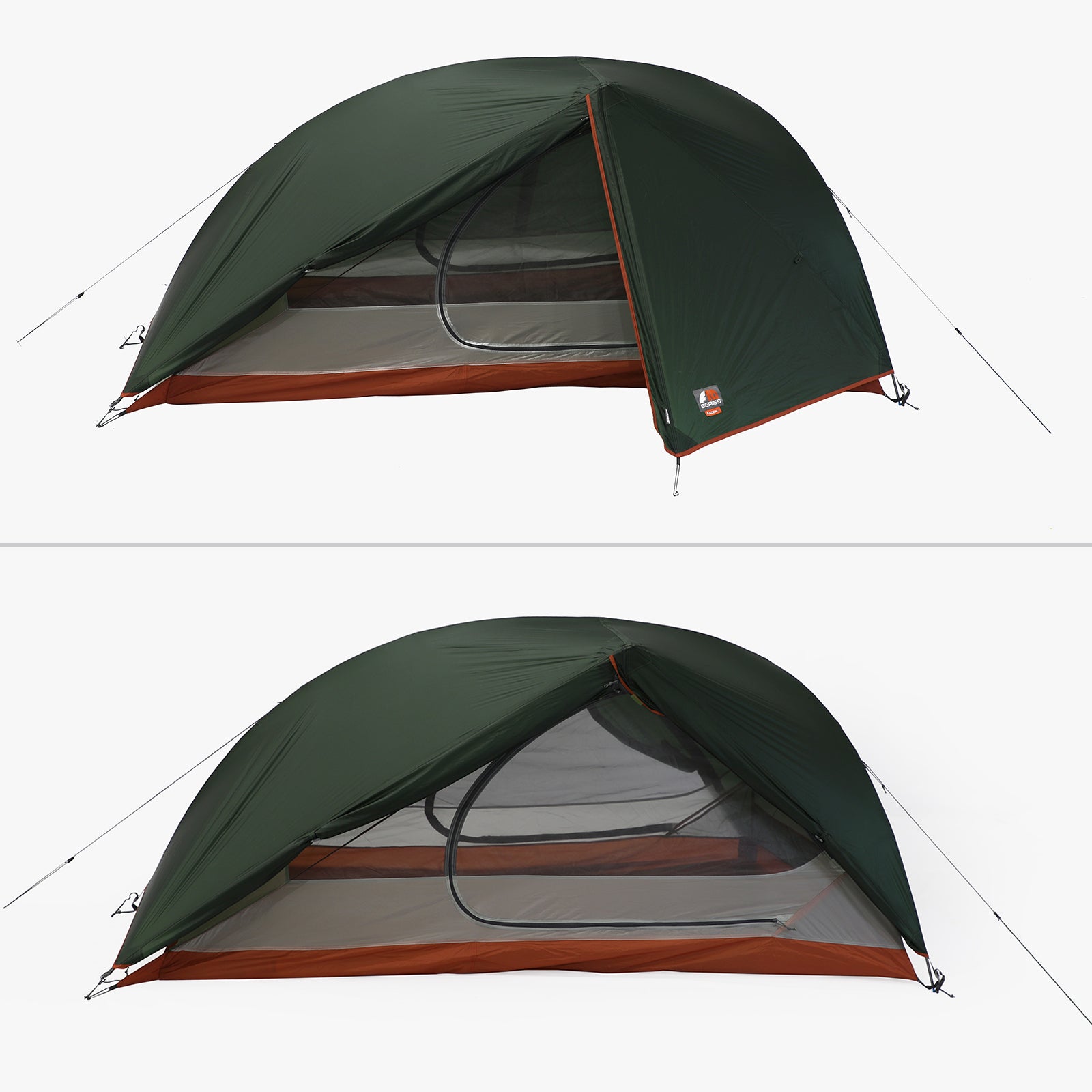 F10 Trekkingzelt Radon UL 2 Personen Camping Fahrrad Einmann Zelt Biwak 1,6 kg