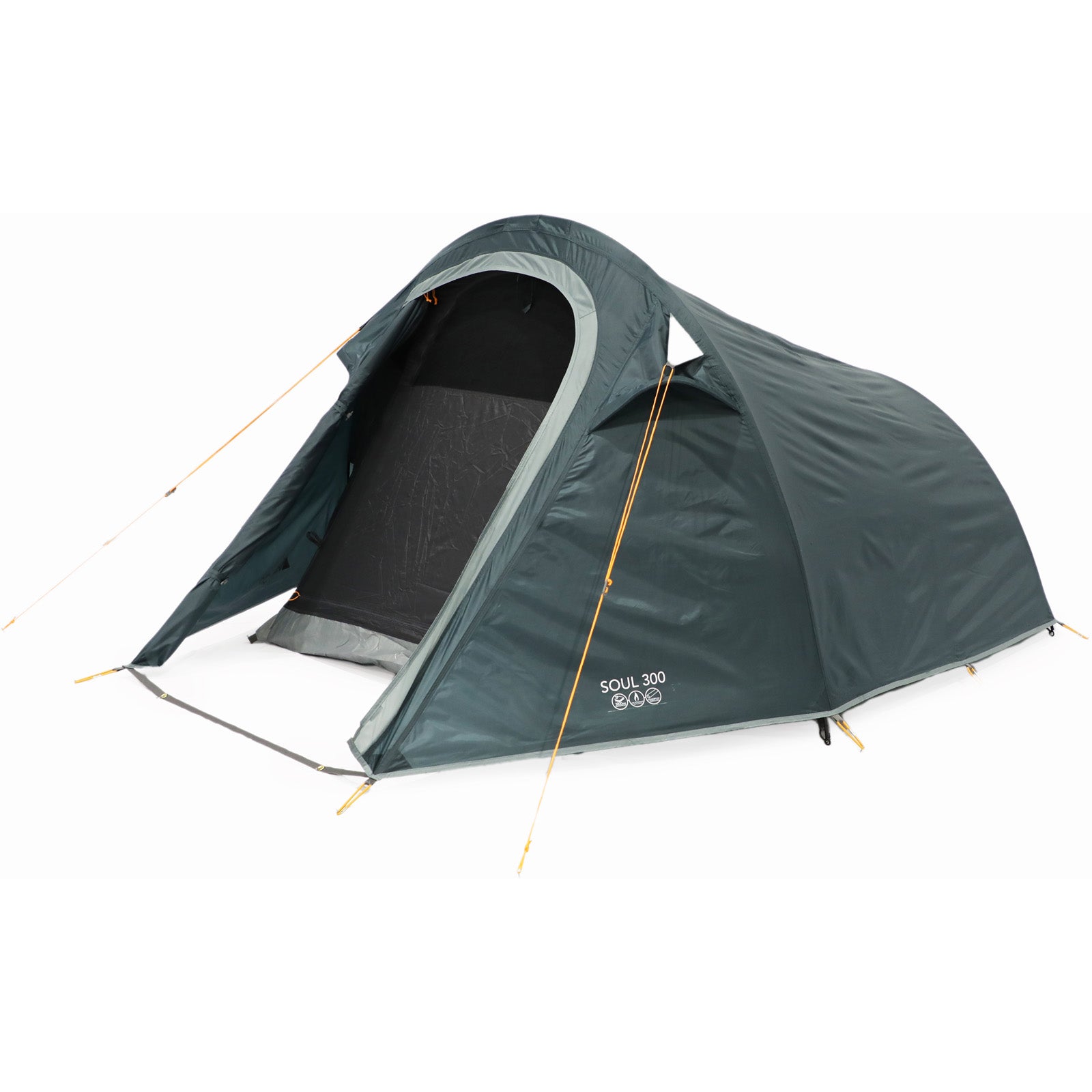 zelt fahrradtour 3 personen VANGO Campingzelt Soul 300 Trekking 3 Personen Tunnel Zelt Outdoor Bik