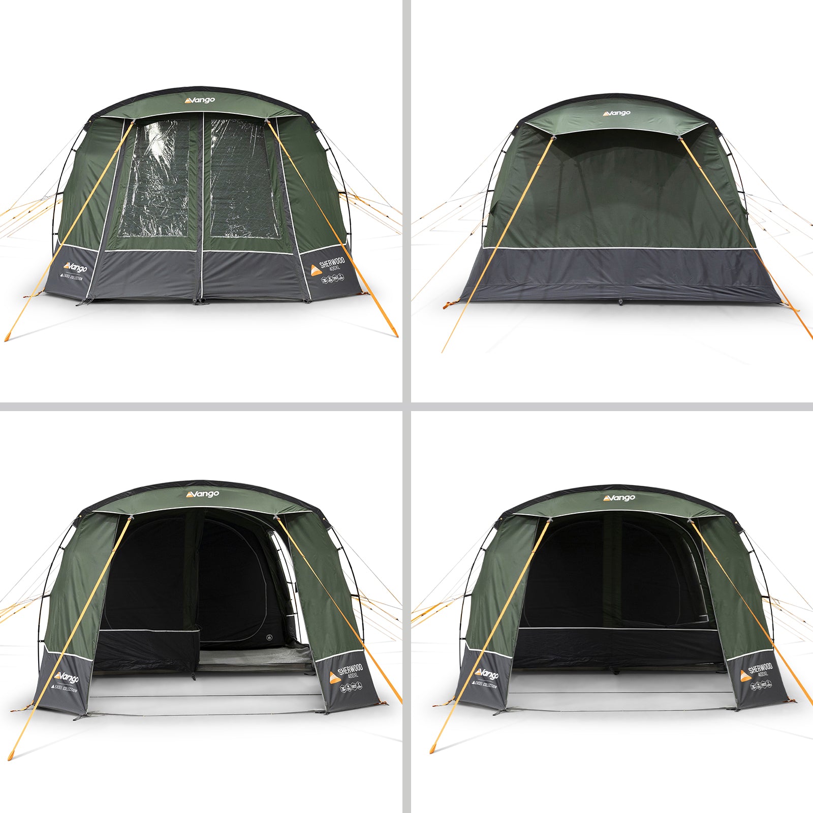 VANGO Familienzelt Sherwood 400XL Campingzelt Gruppenzelt 4 Personen Zelt
