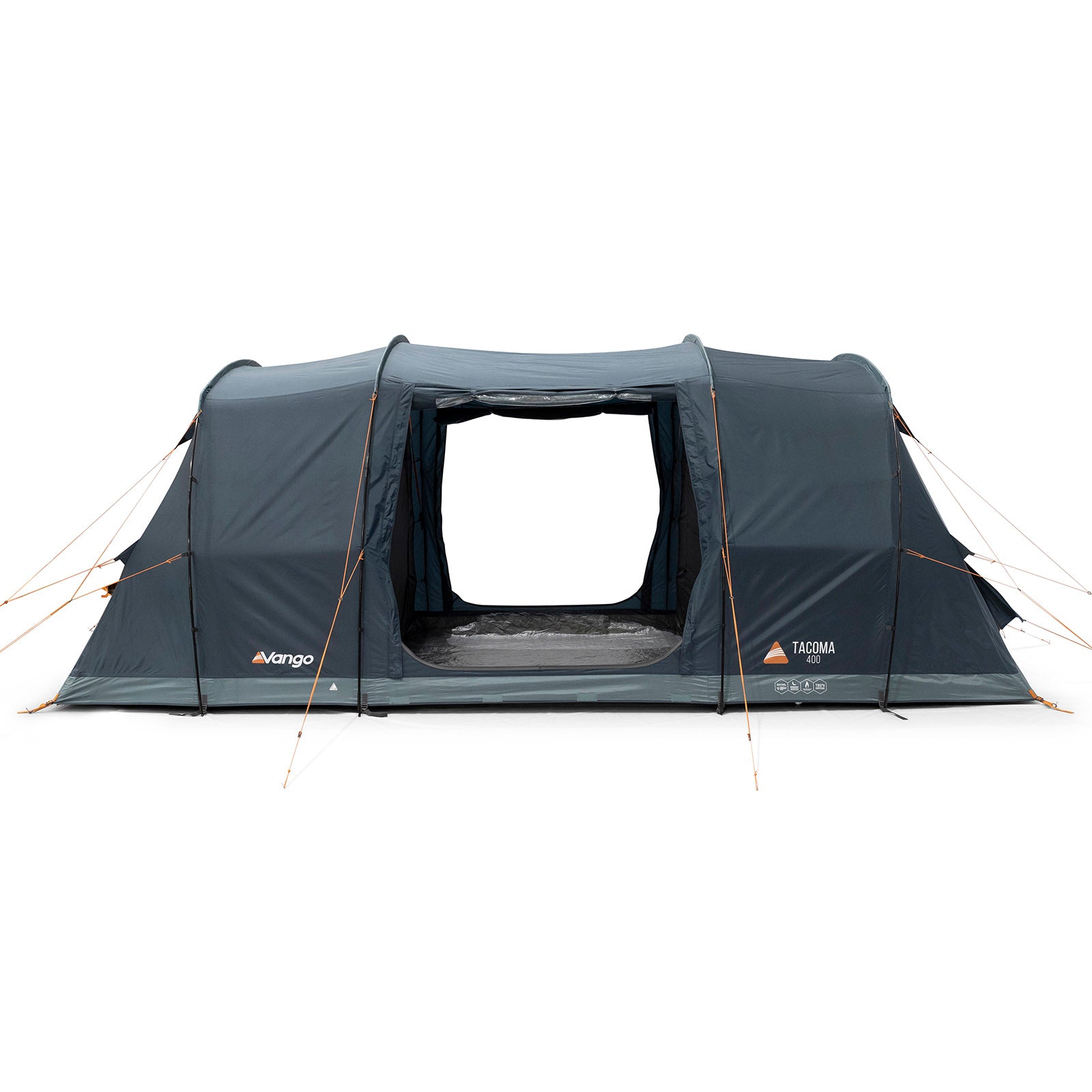 VANGO Familienzelt Tacoma 400 Camping Gruppen Zelt 4 Personen Tunnel Vorraum