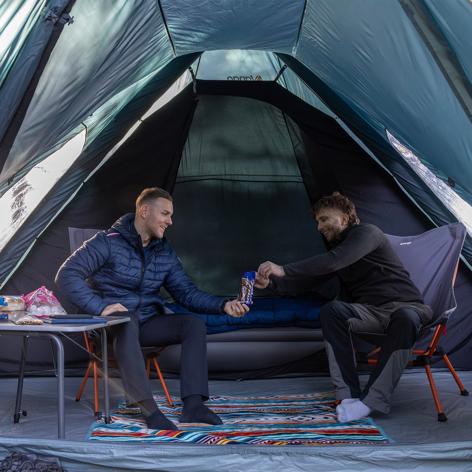 zelt stehhöhe aufblasbar VANGO Campingzelt Teepee Air 400 Airbeam Tipi Familien Luftzelt Zelt A