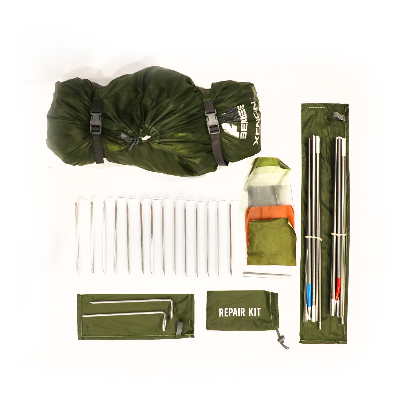 F10 Trekkingzelt Xenon UL 2 Personen Camping Fahrrad Tunnel Zelt Biwak 1,6 kg