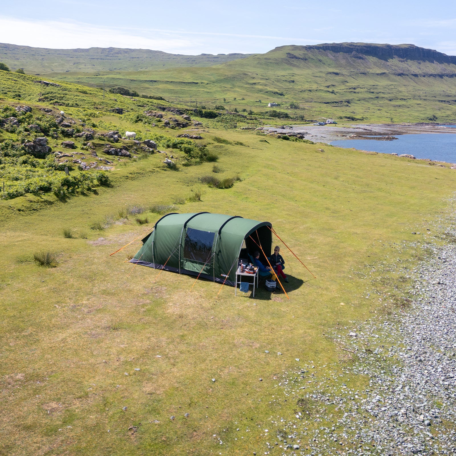 VANGO Familienzelt Sierra 300 TC Camping Gruppen Zelt 3 Personen Zelt Baumwolle